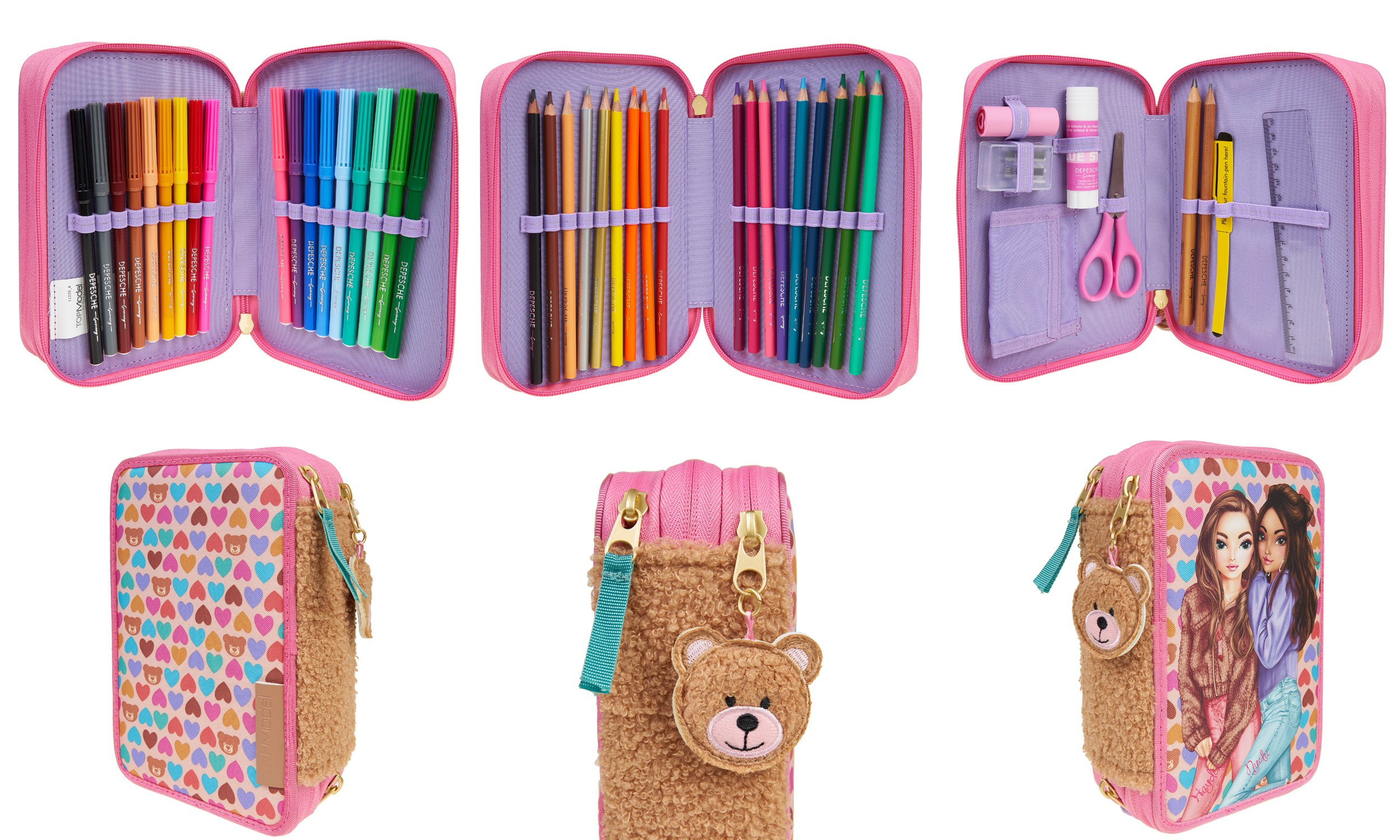 Предметная съёмка Канцтоваров детских в Москве на белом фоне