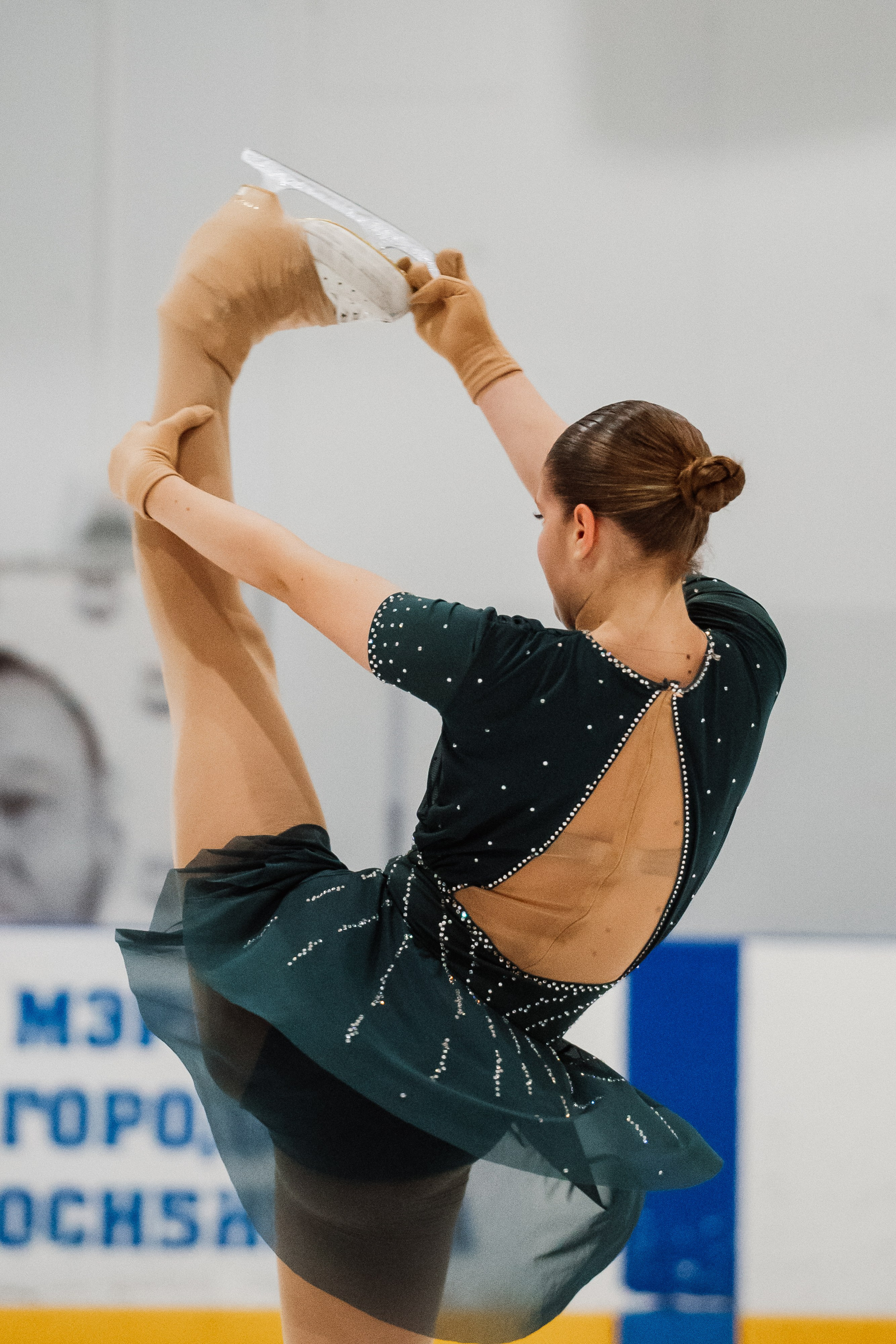 Соревнования по фигурному катанию на призы ФФКК НСО. Воробьева Ксения — Спортивный и танцевальный фотограф Новосибирск
