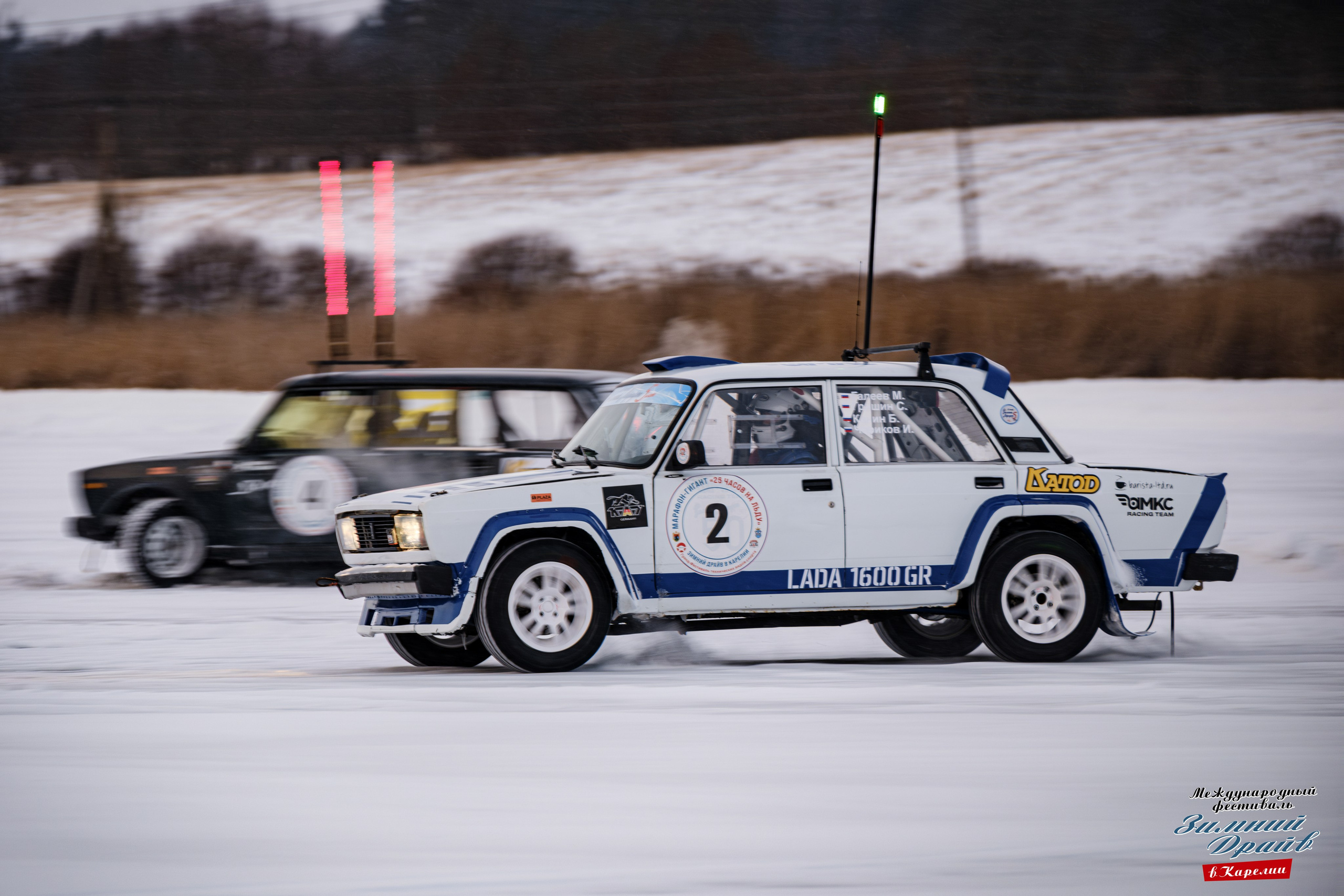 «Зимний Драйв в Карелии» Авто Марафон-гигант «25 часов на льду» Илона Накутис, Николай Грязин, джимхана, фотограф Антон Медведев, icoguar, Сортавала, Карелия