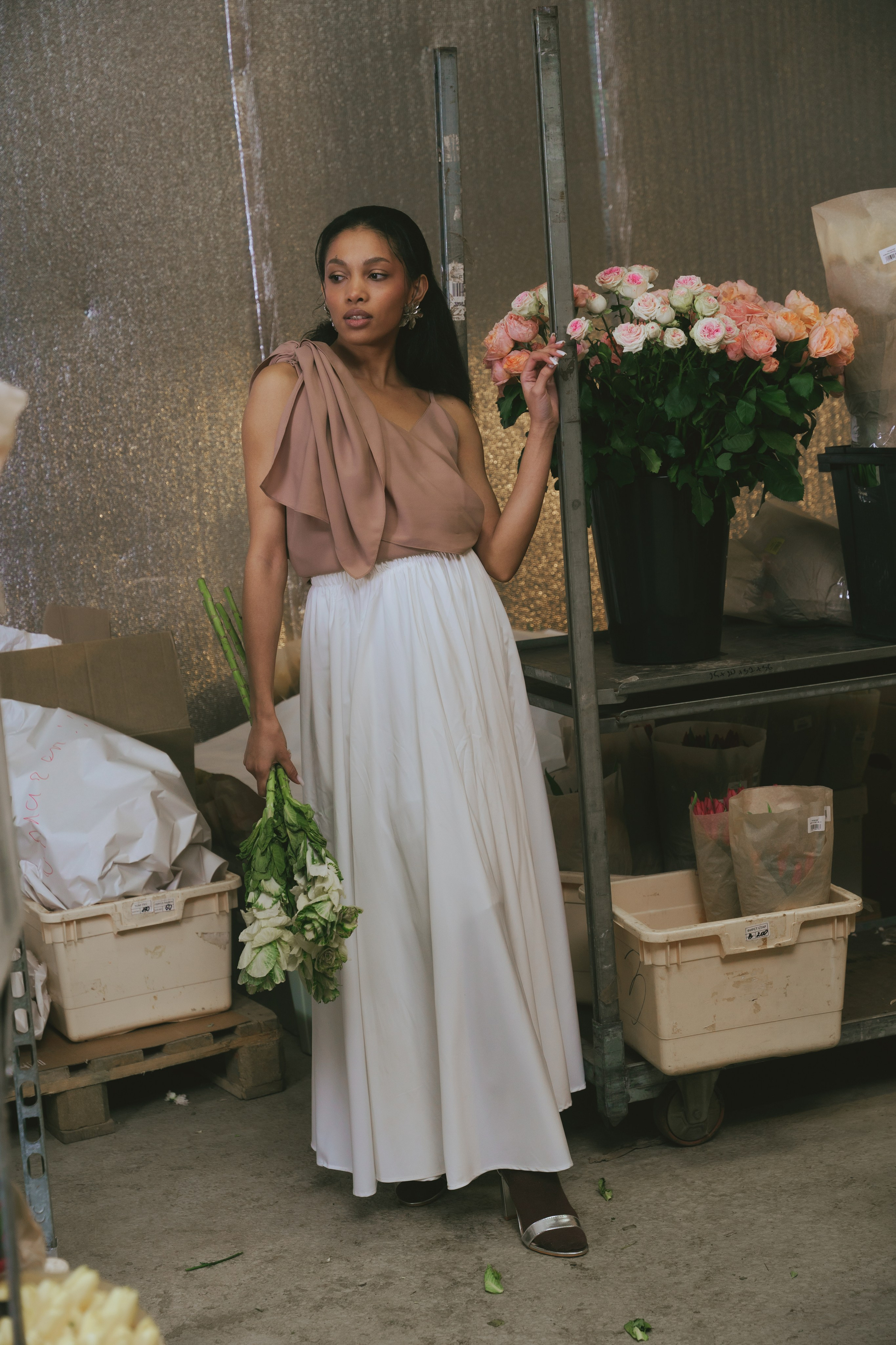 Стилизованная контент фотосессия для цветочной базы в Архангельске