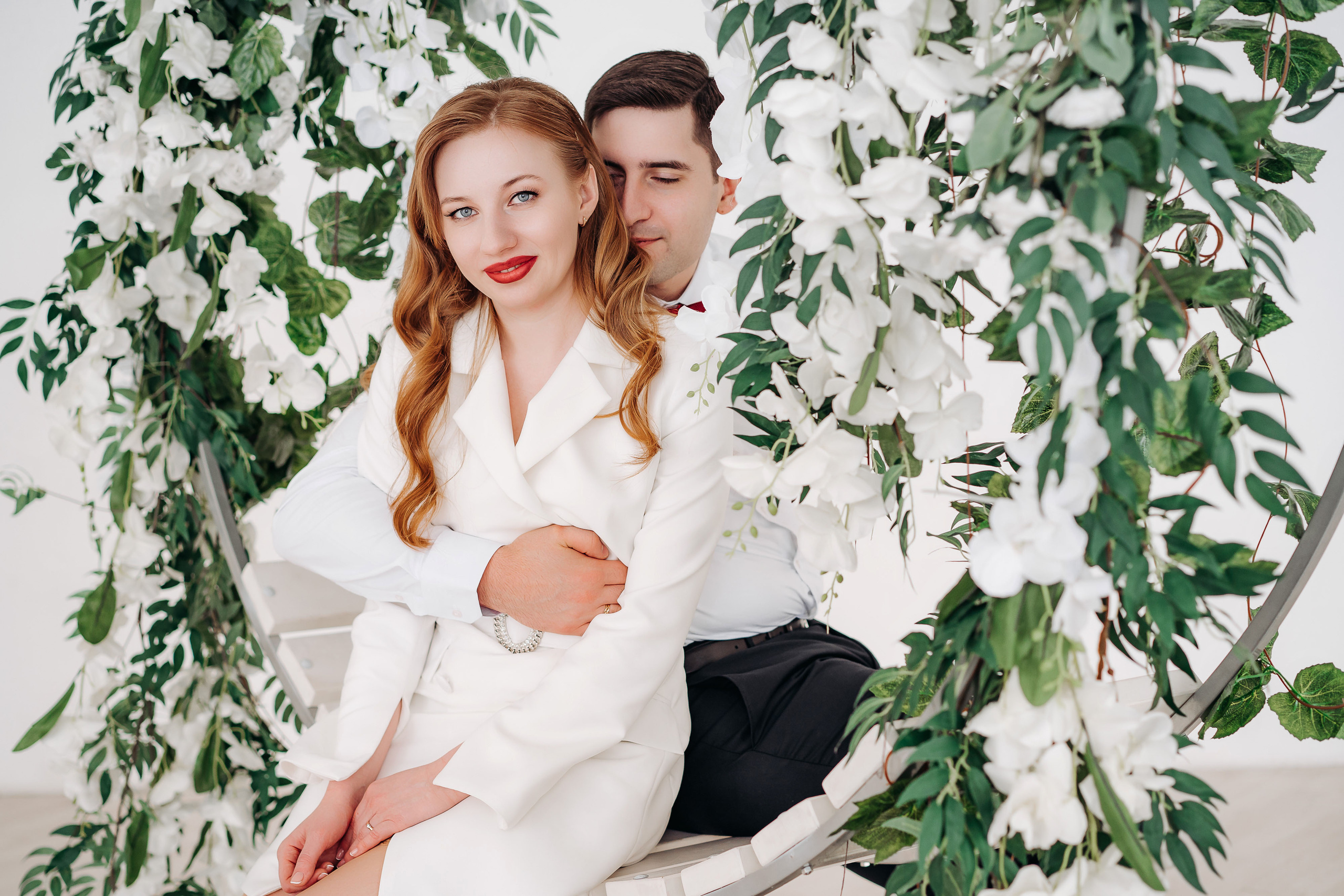 Свадебная фотосессия в Ивантеевке в фотостудии 7 Loft (ЗАГС Королев)