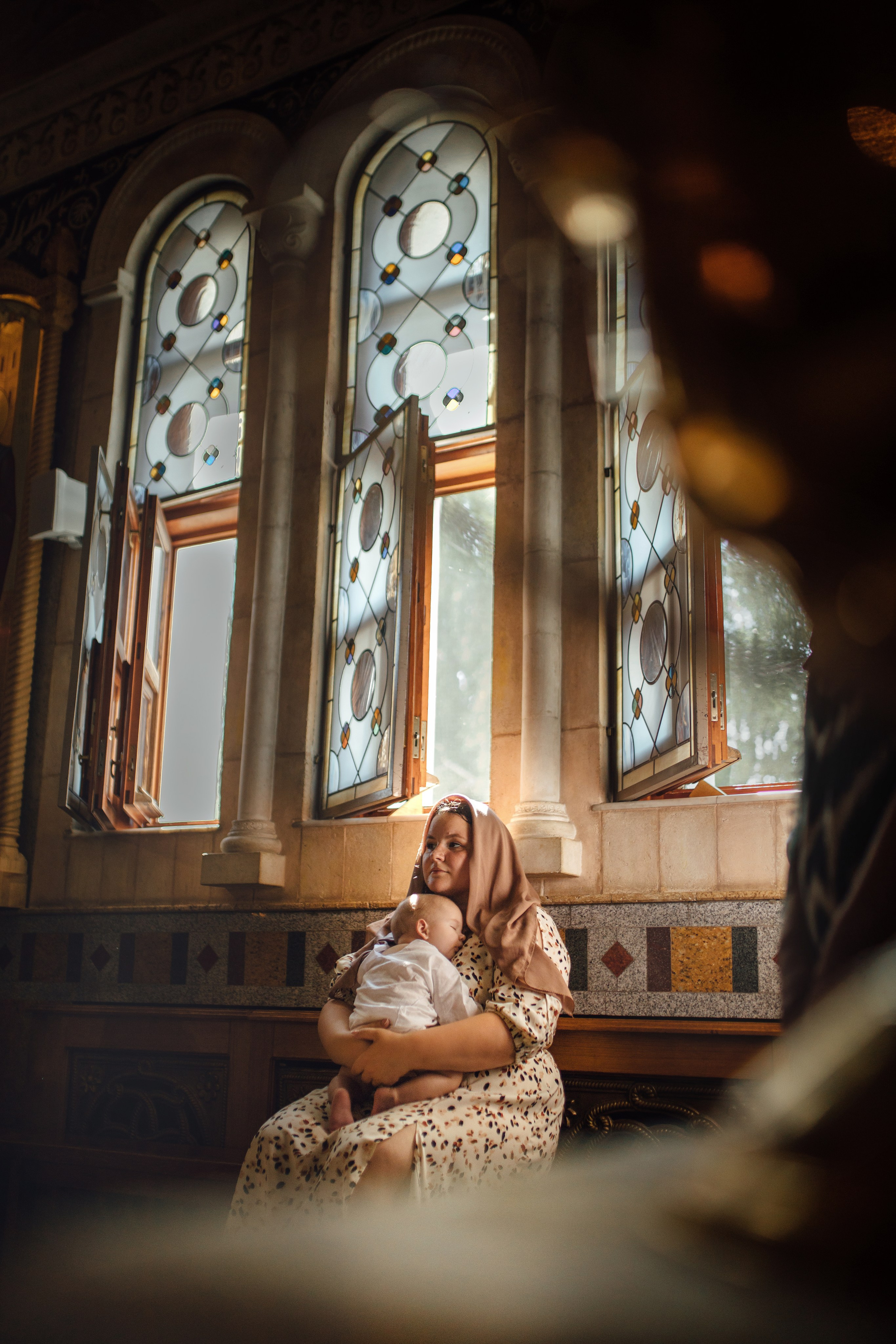 Таинство крещения Егора, Держаный храм, Елисаветенский монастырь, Минск