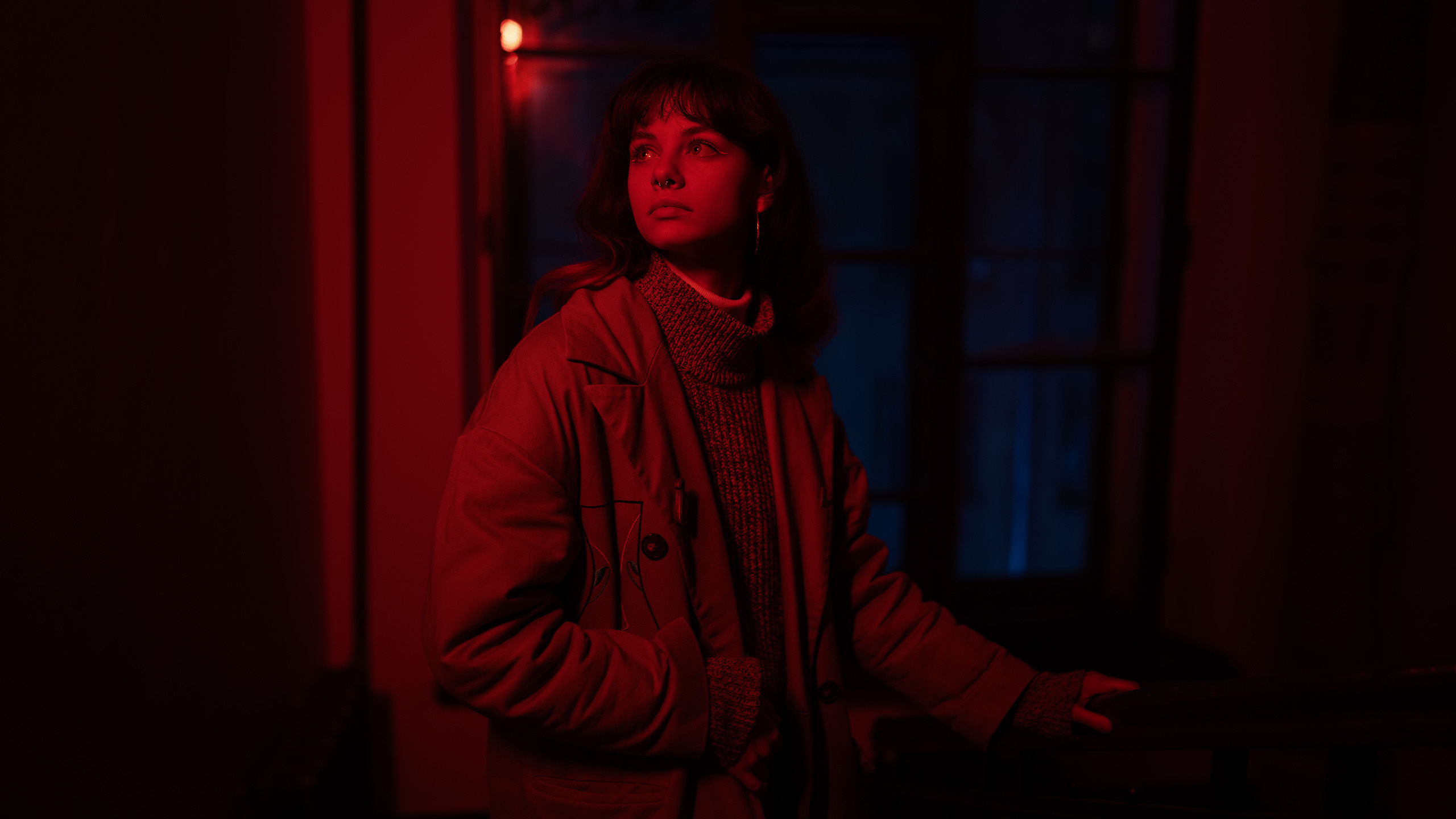 Креативная съемка для частного клиента в подъезде