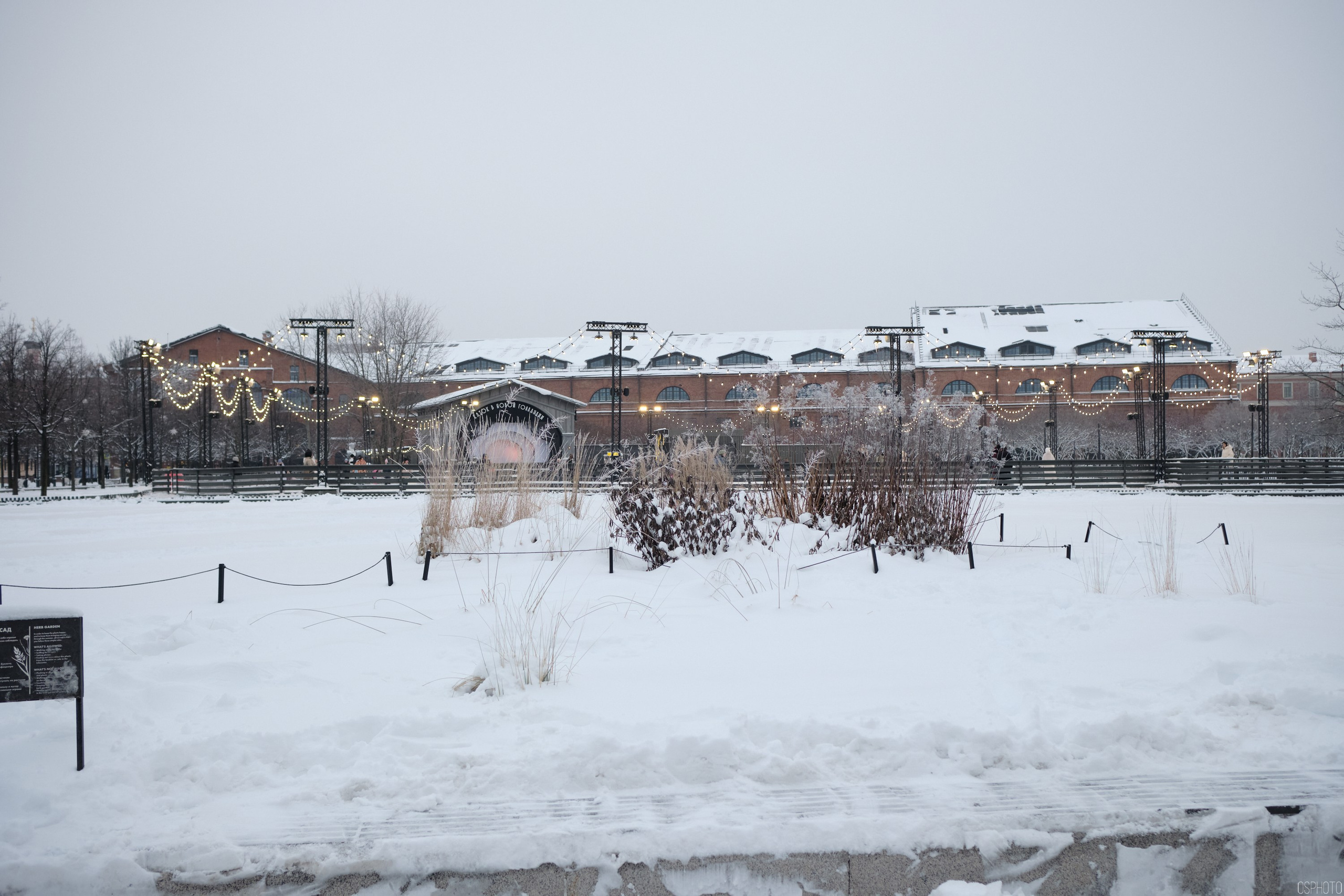 Снег и туман в Санкт-Петербурге. Фотографъ Сергѣевъ. Поймать мгновеніе