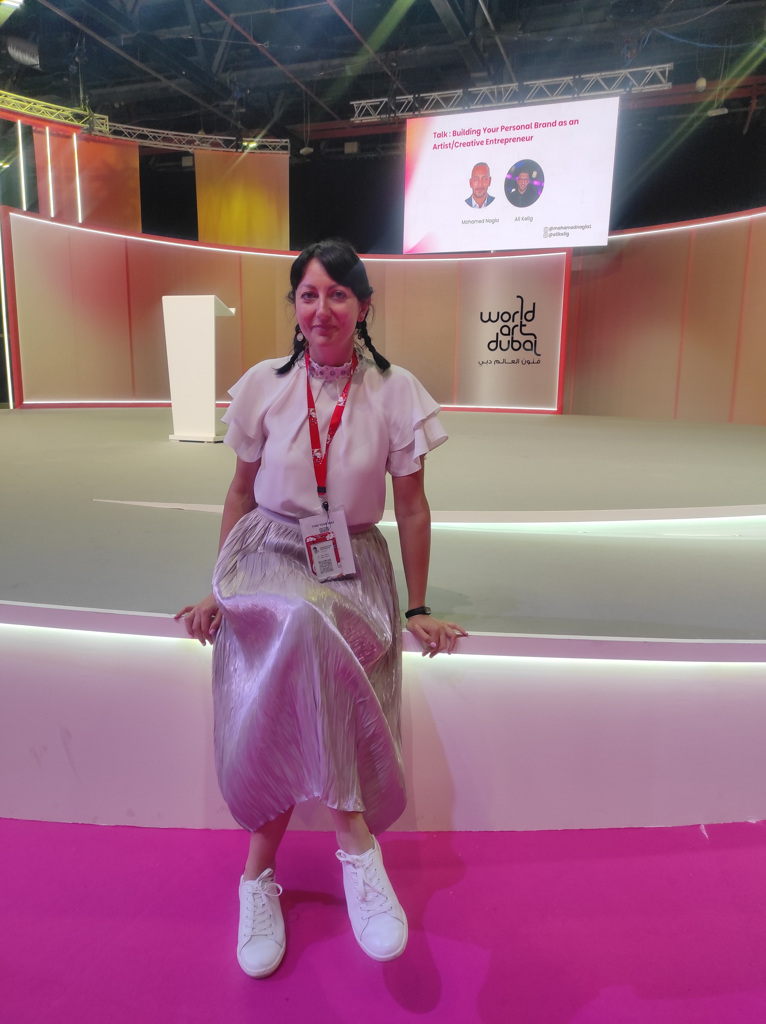 WORLD ART DUBAI 2025. Художник Анастасия Кисткина, Петербург