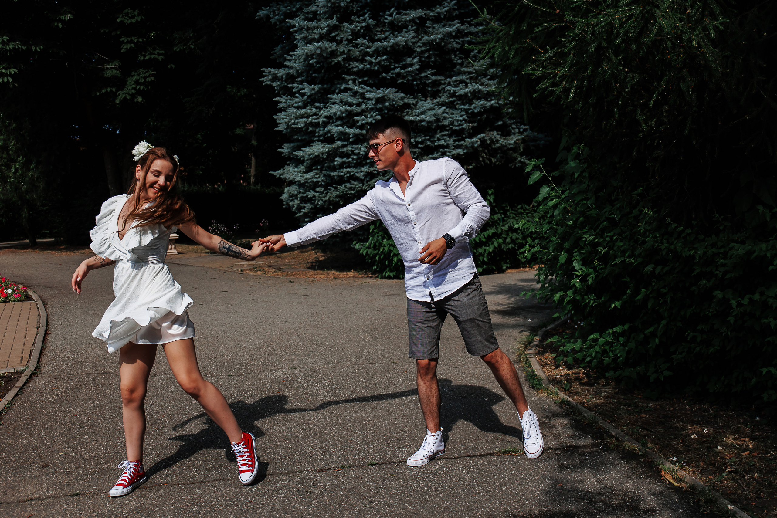 Три погоды на свадебной фотосессии шикарной пары. Дмитрий Шевченко свадебное фото в г. Краснодар — Армавир — Лабинск