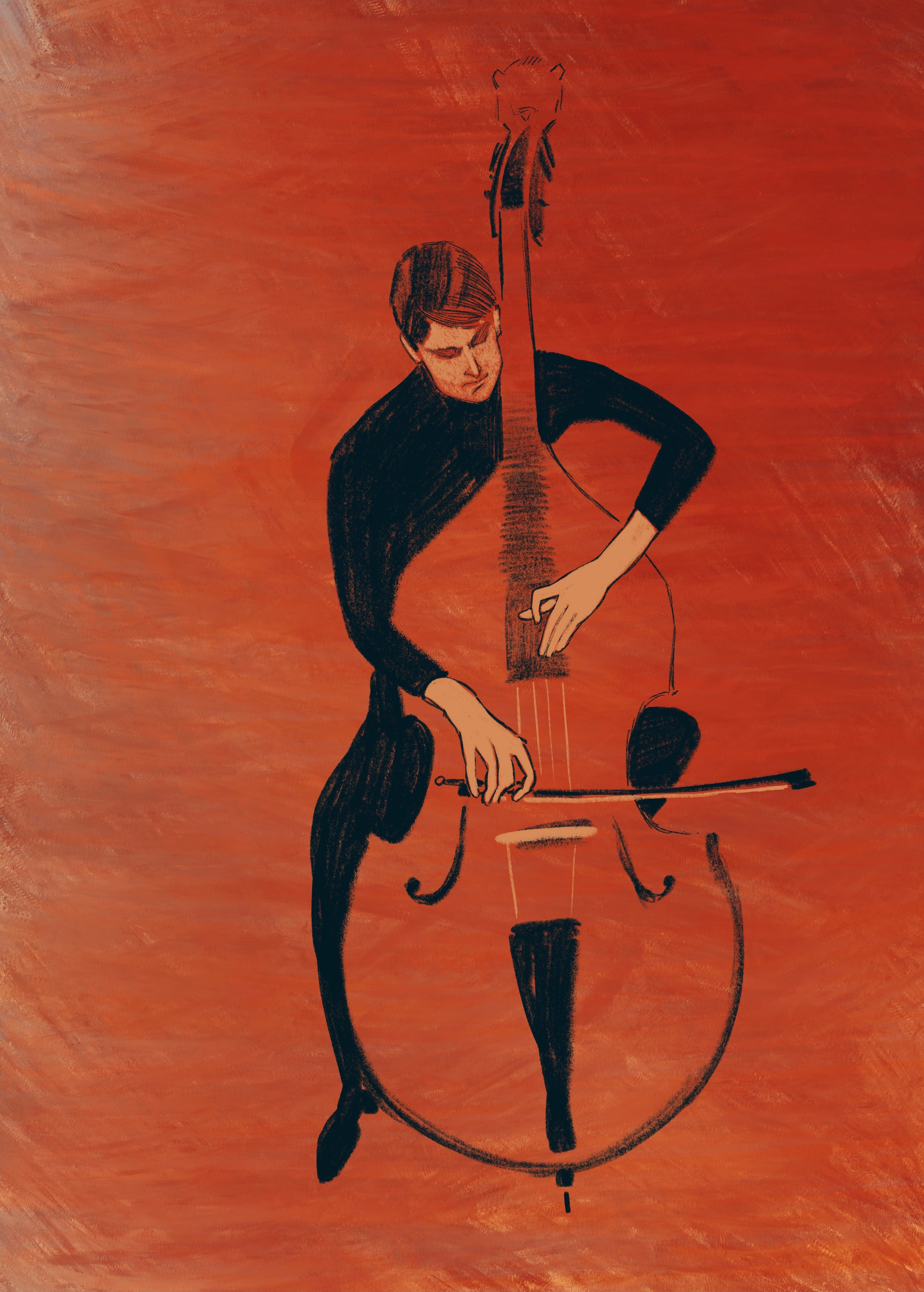 ОКОЛО МУЗЫКИ. Artist Anna Khopta. Oil and Acrylic Paintings. Moscow