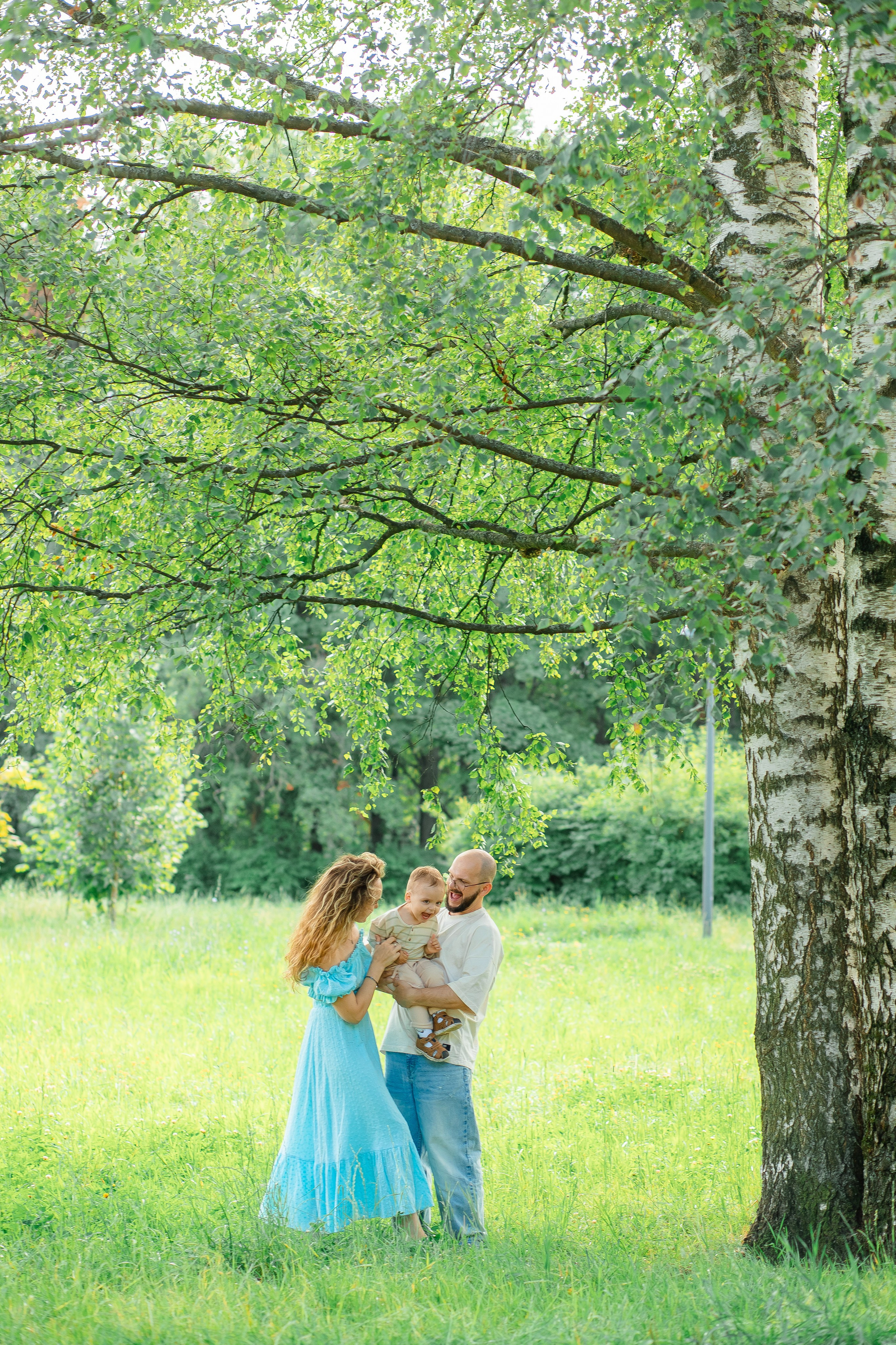 Семейная фотосессия с Любашинском саду. Фотограф в Санкт-Петербурге, Анна Скворцова