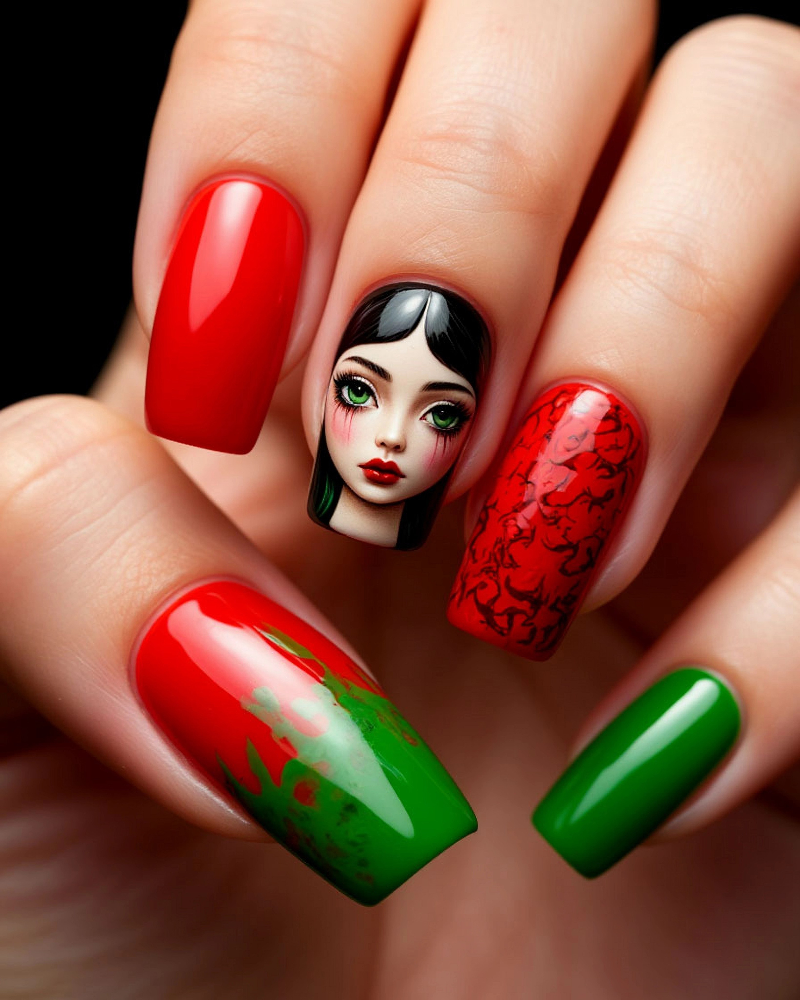 Squid Game Маникюр: Варианты Дизайна Ногтей. Школа для девочек во Владивостоке — Само Совершенство