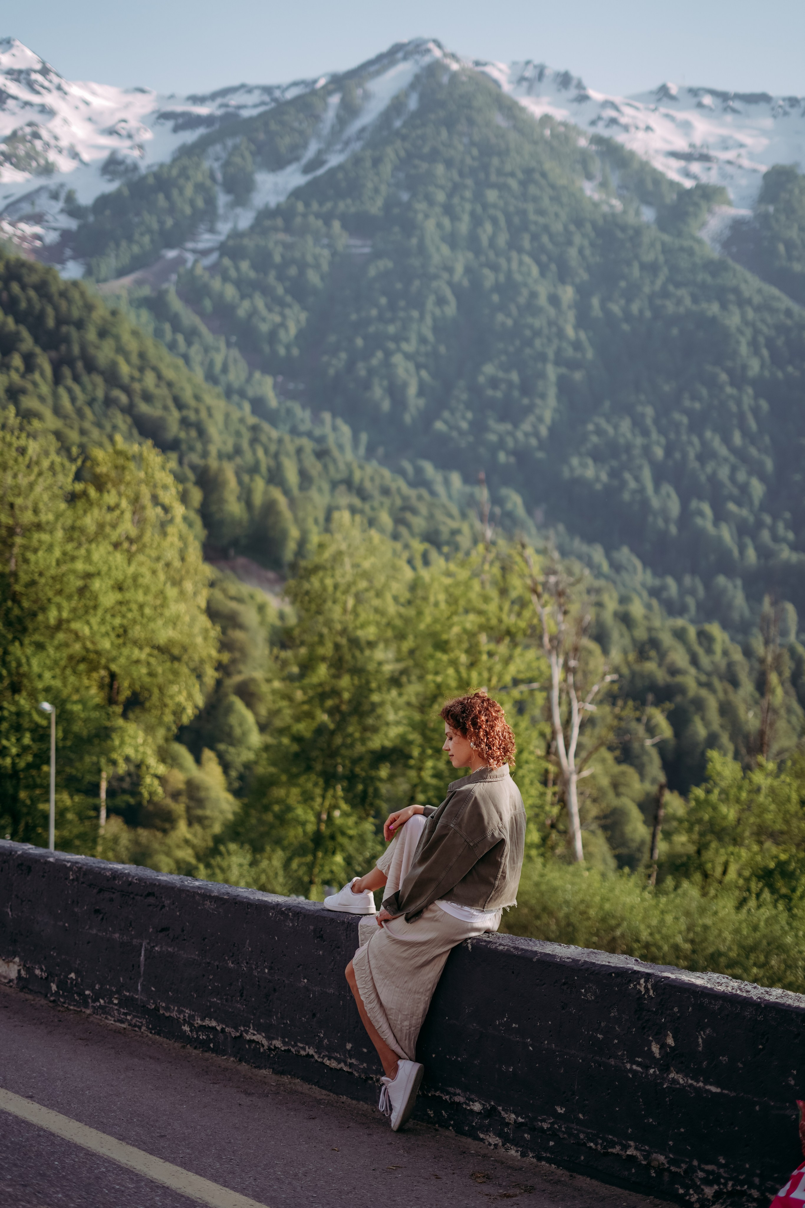 Апрель в горах. Фотосессия для Светланы в Красной Поляне. Фотограф в Сочи и Абхазии | Фототуры | September Air