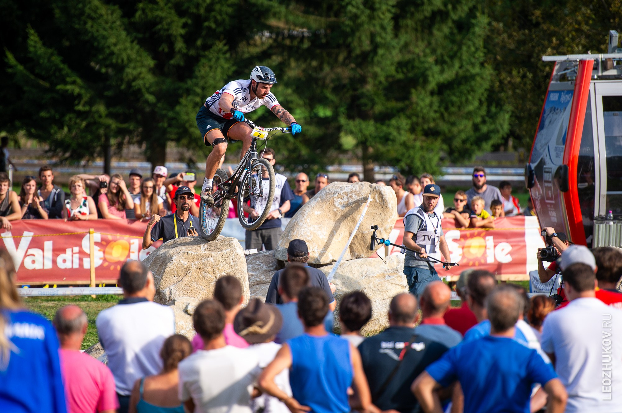 UCI Trials World Championships 2016 — finals. Sports photographer Leonid Zhukov