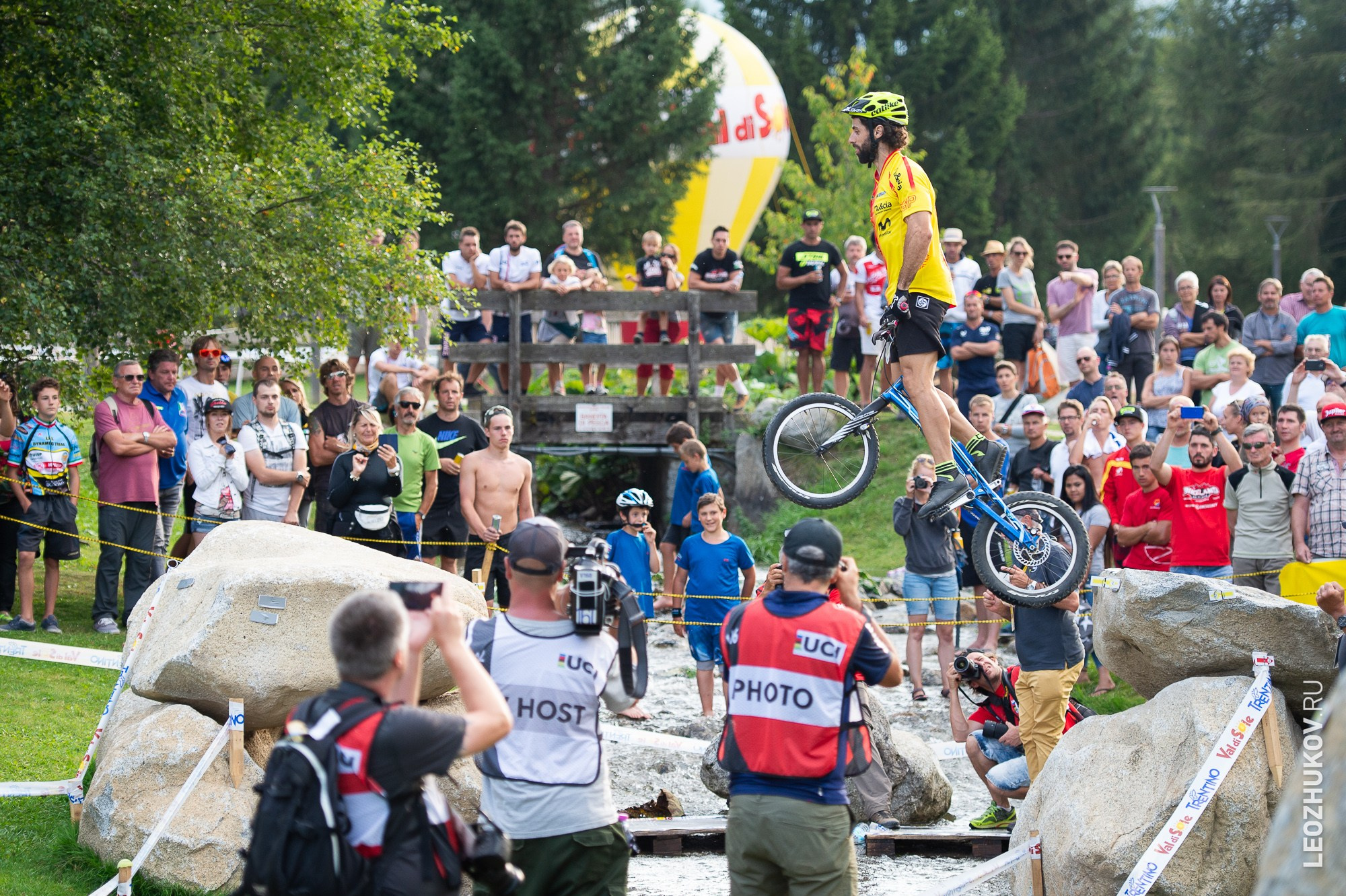 UCI Trials World Championships 2016 — finals. Sports photographer Leonid Zhukov