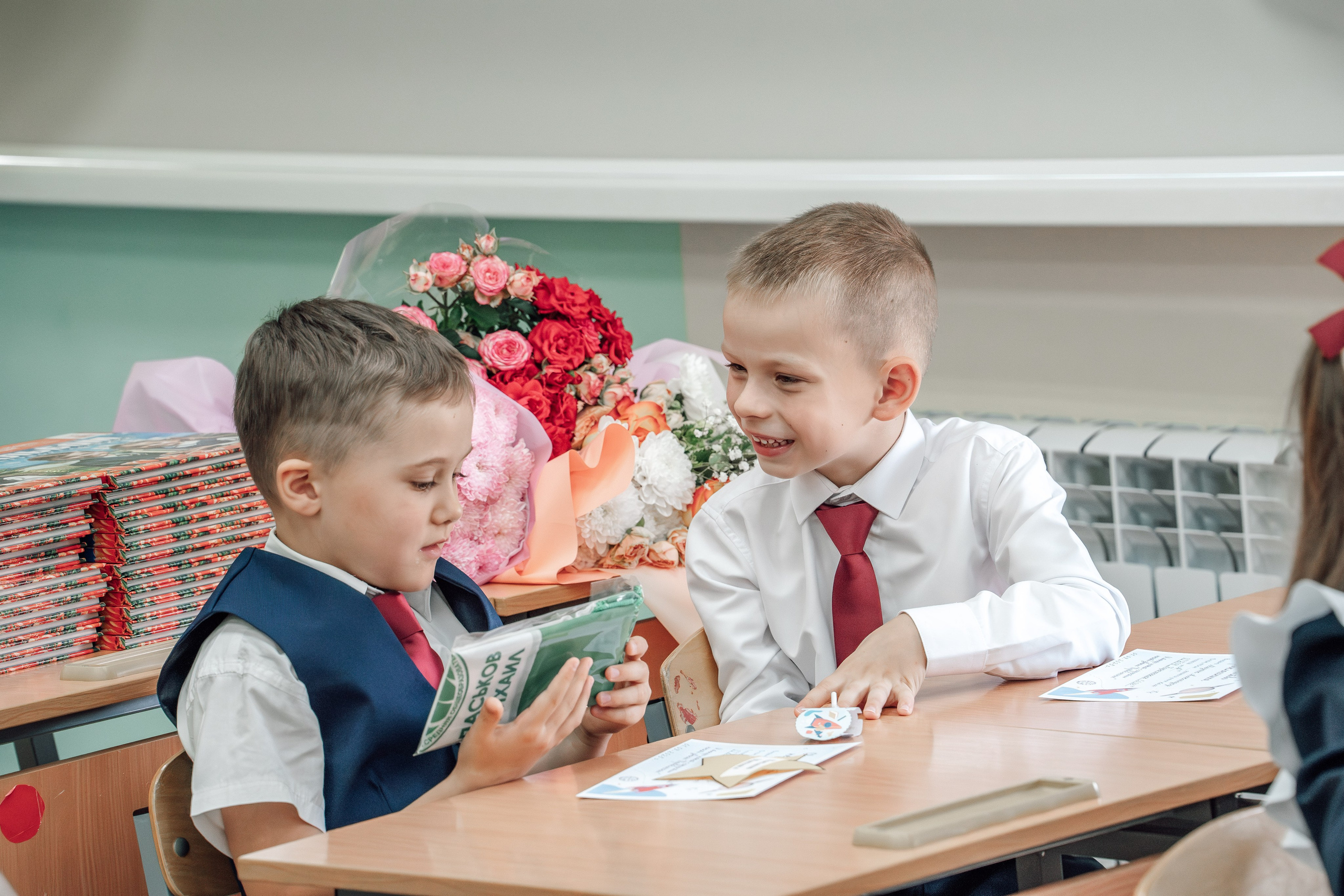 Первоклашки. Фотограф Юлия Паськова, город Бирюч