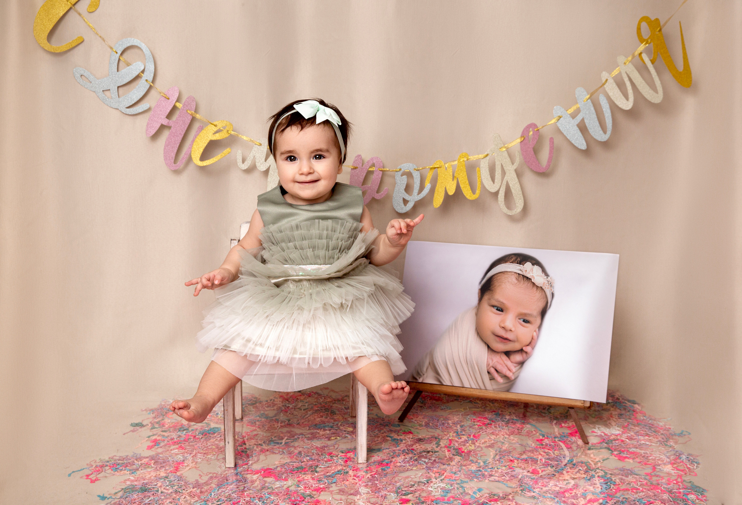 Фотосессия ГОДОВАСИЕ. Фотограф новорожденных, детей до года и беременных в Симферополе