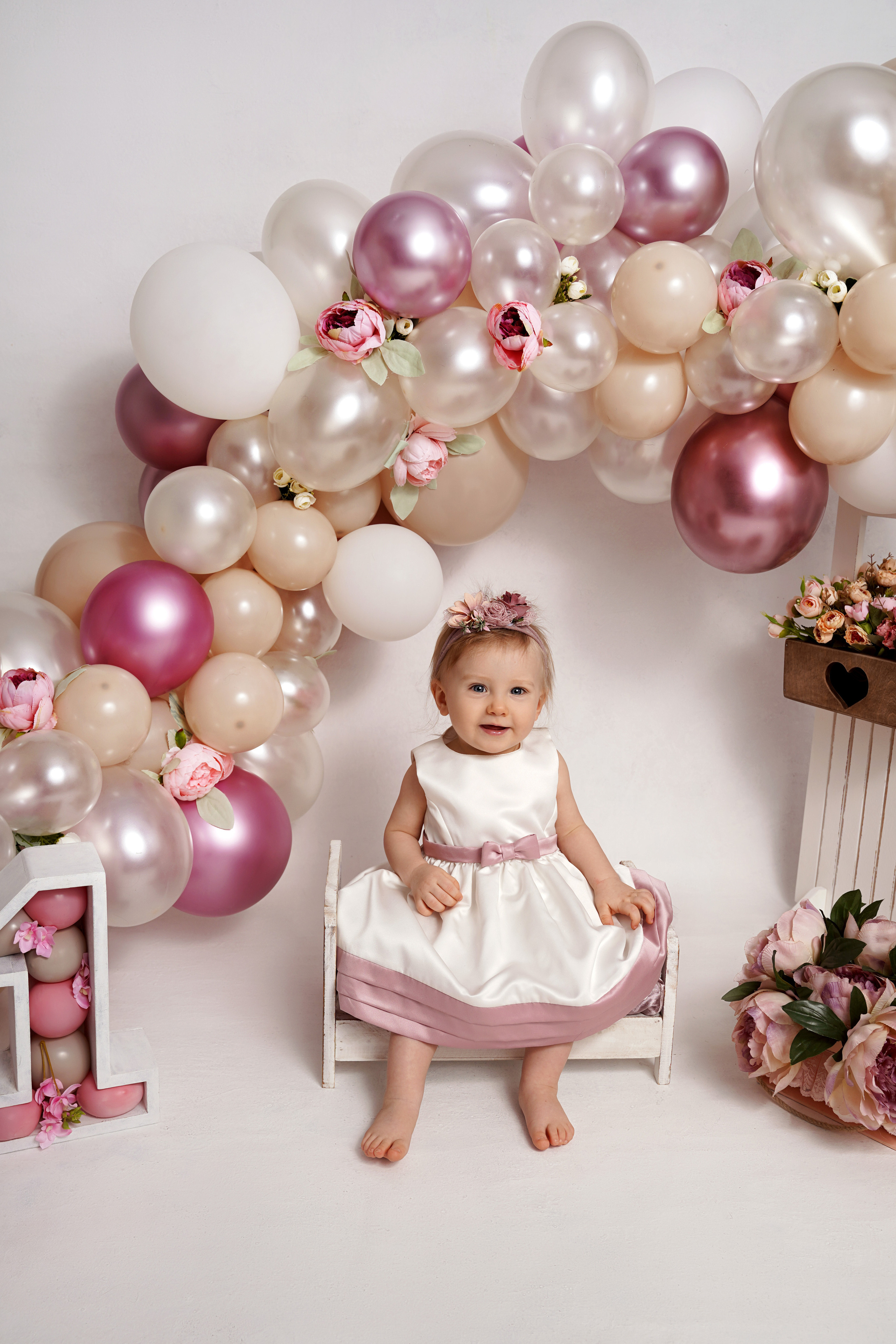 Фотосессия ГОДОВАСИЕ. Фотограф новорожденных, детей до года и беременных в Симферополе