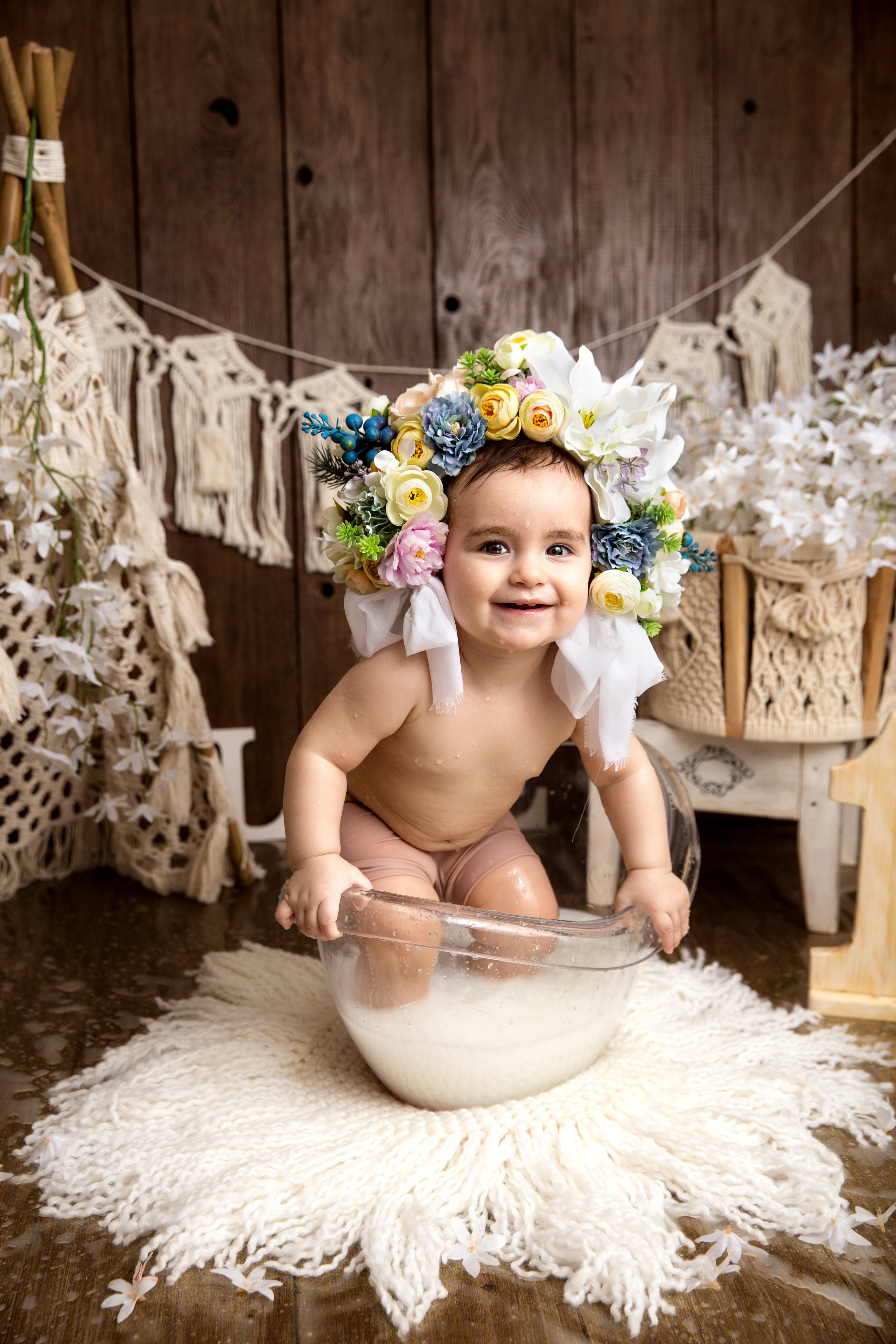 Фотосессия ГОДОВАСИЕ. Фотограф новорожденных, детей до года и беременных в Симферополе