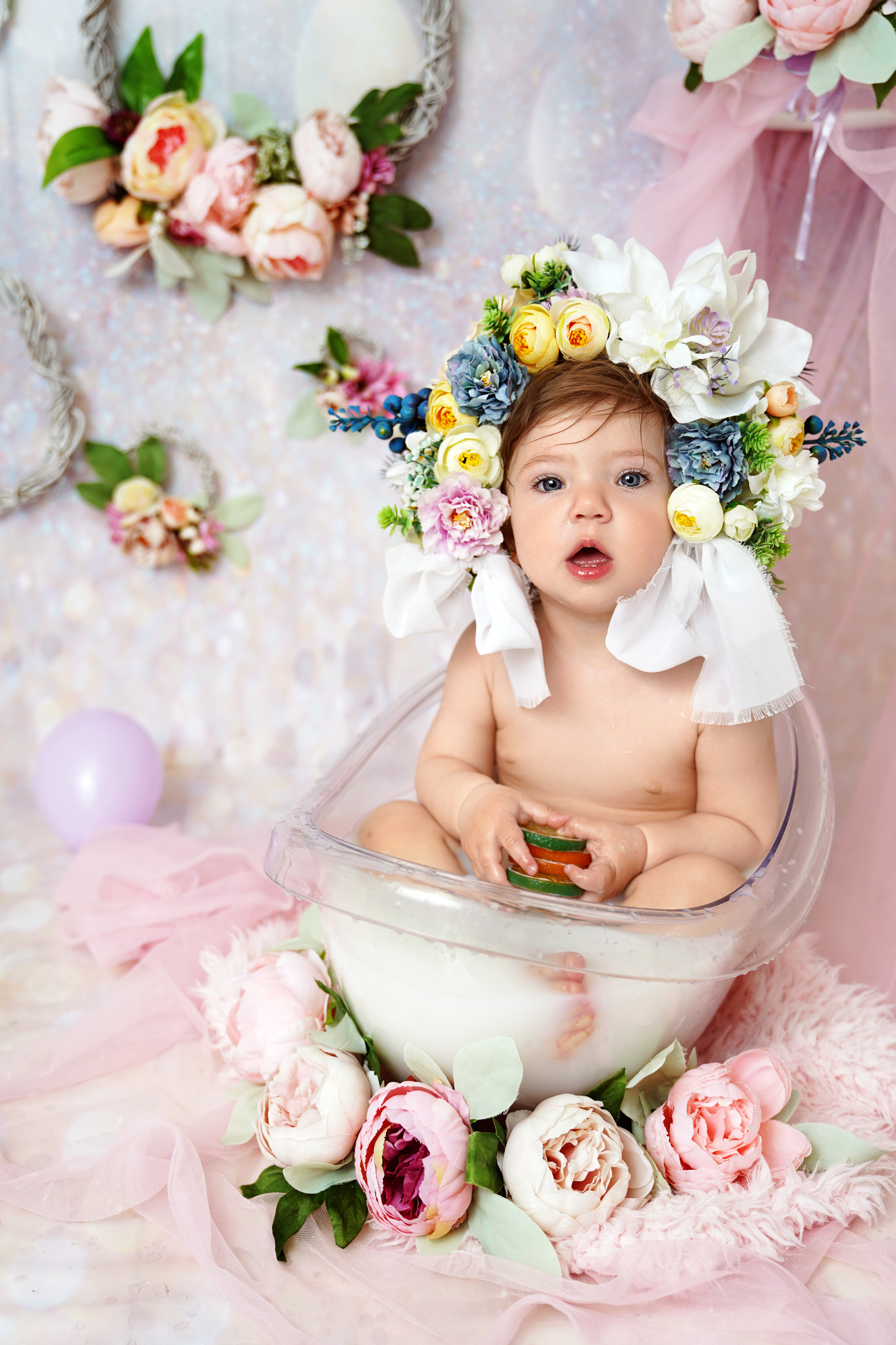 Фотосессия ГОДОВАСИЕ. Фотограф новорожденных, детей до года и беременных в Симферополе