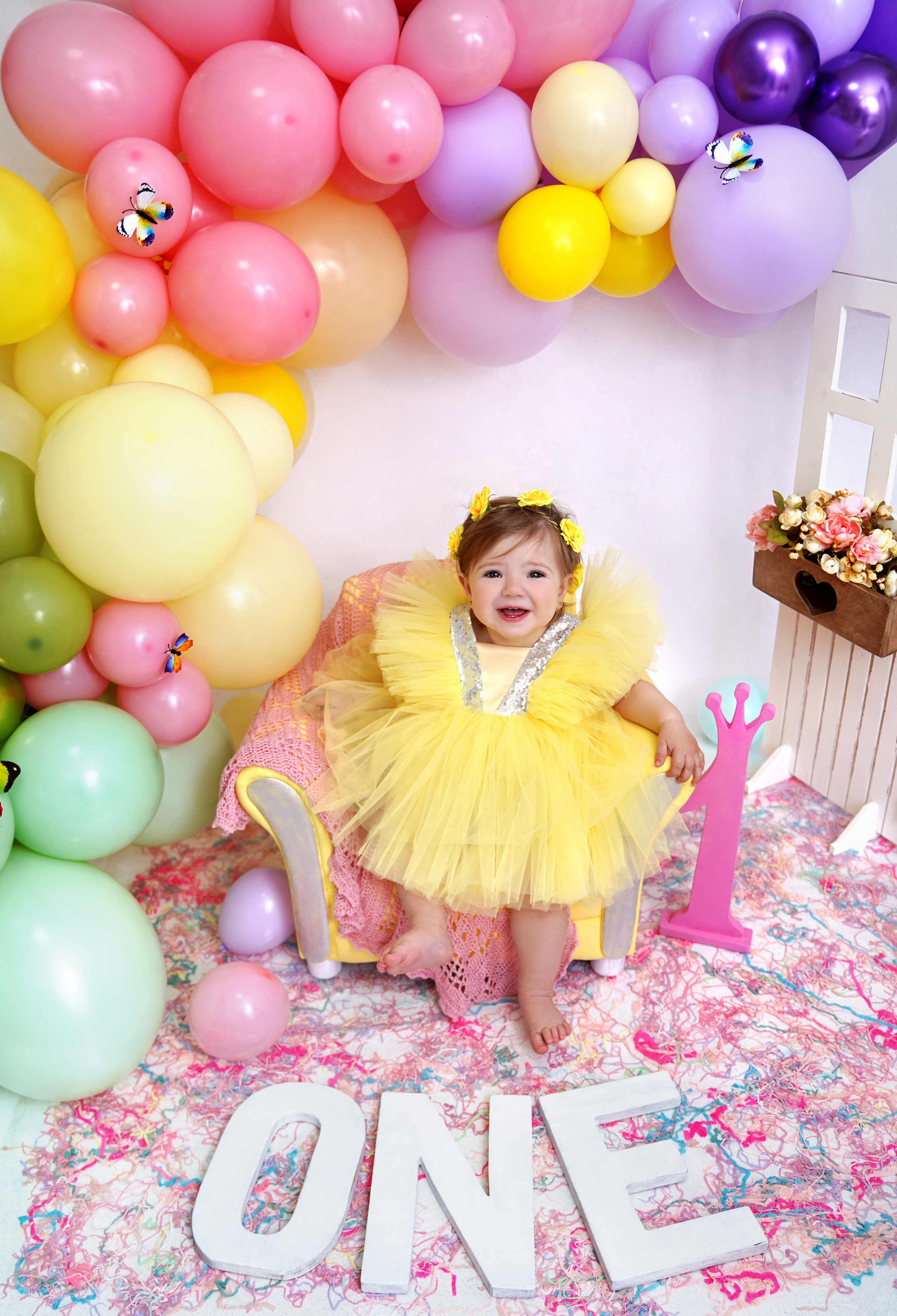 Фотосессия ГОДОВАСИЕ. Фотограф новорожденных, детей до года и беременных в Симферополе