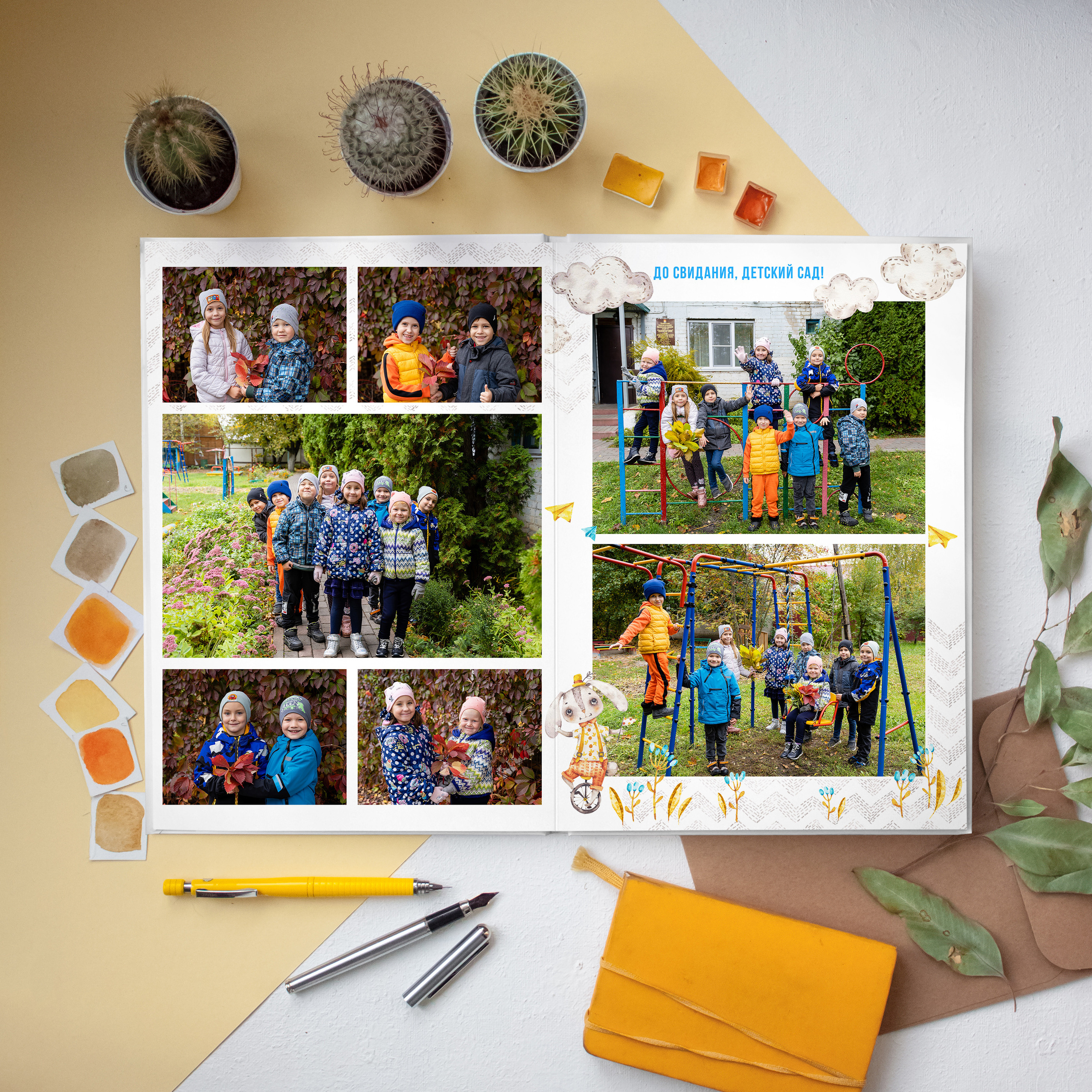 Альбом «Зайчики» комбо. Выпускные альбомы в Липецке Albumboom