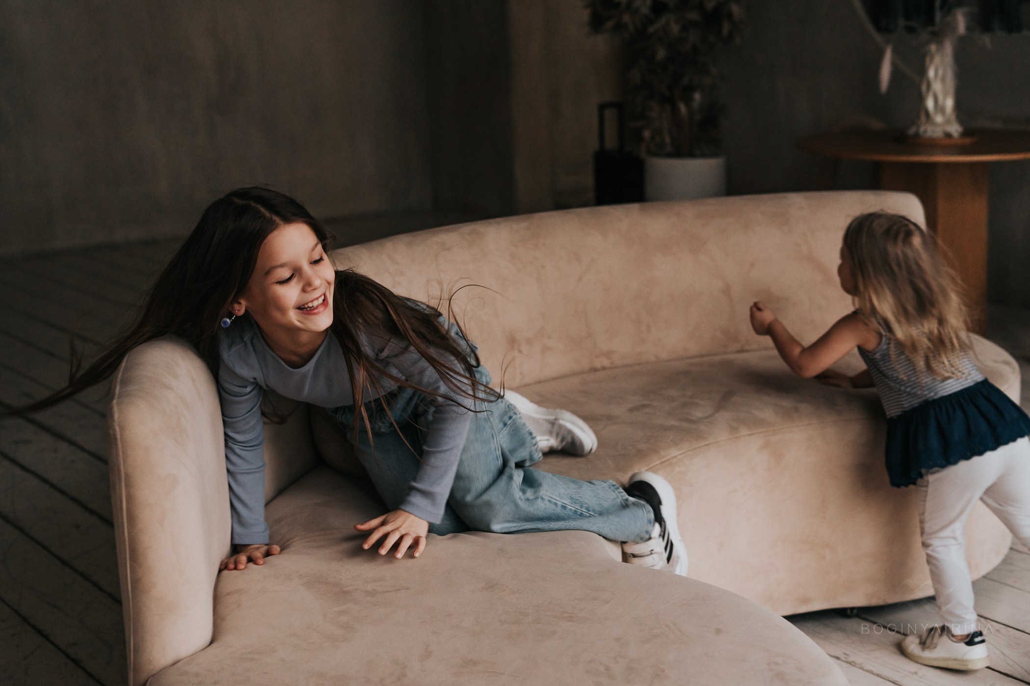 детская бесня на фотосессии