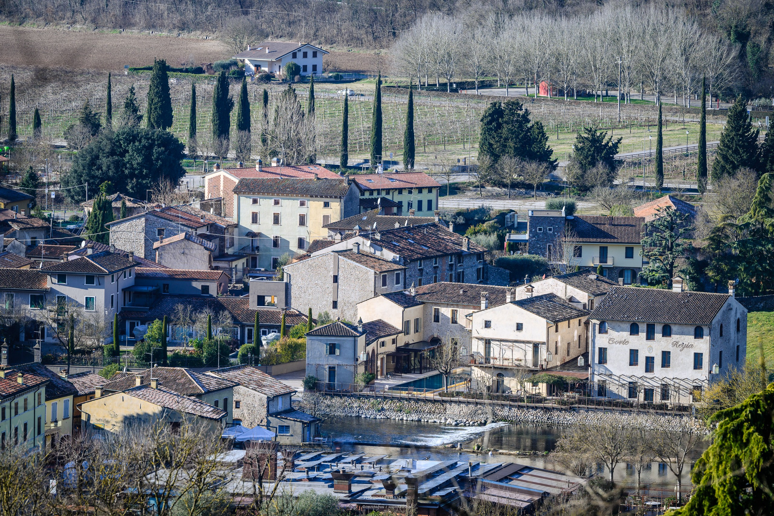 Боргетто-суль-Минчо (Borghetto sul Mincio). Авторские стильные фотокартины