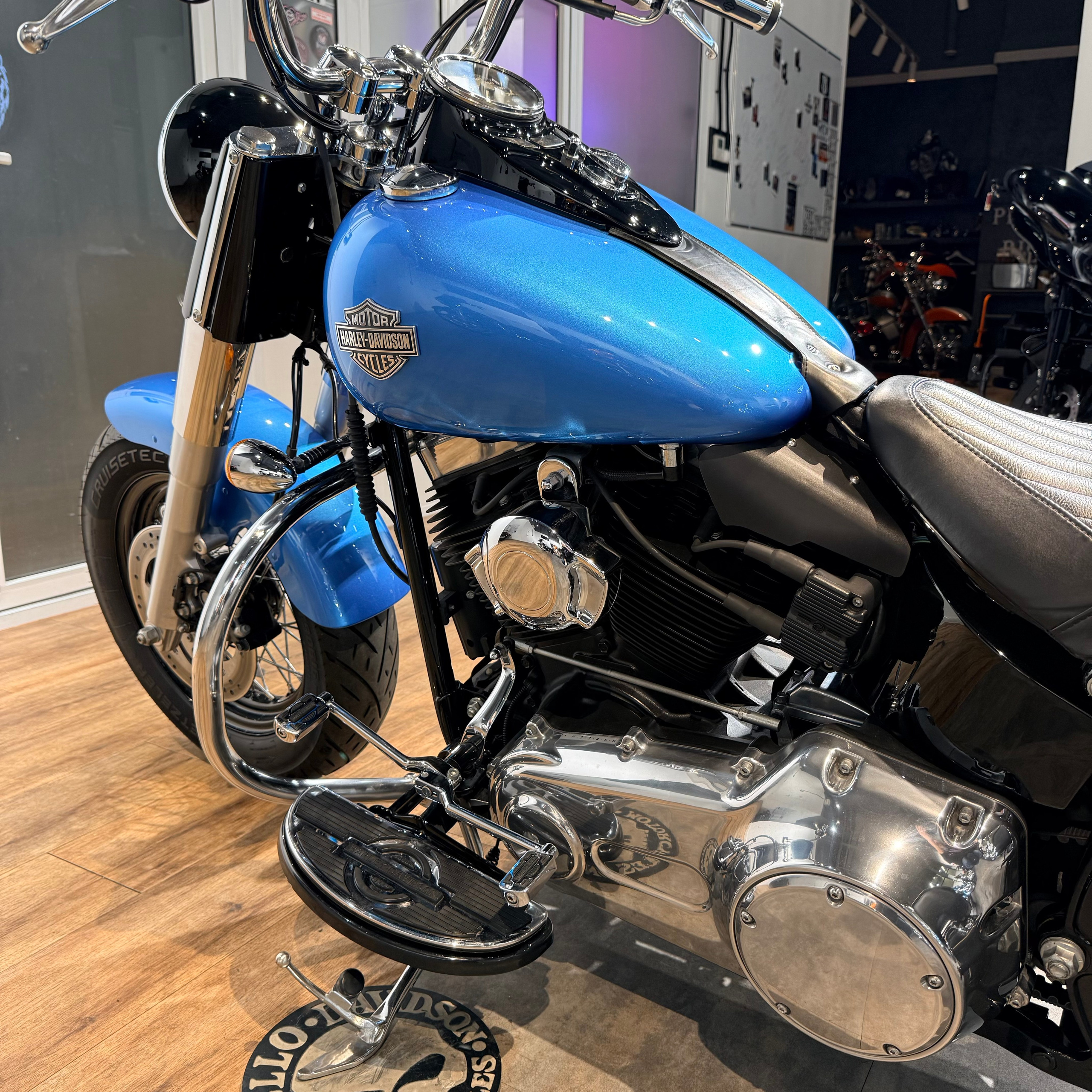 2013 HD Softail Slim ABS Big Blue Pearl (VIN *5HD*7751). Hello Davidson, Москва. Только хорошие мотоциклы…