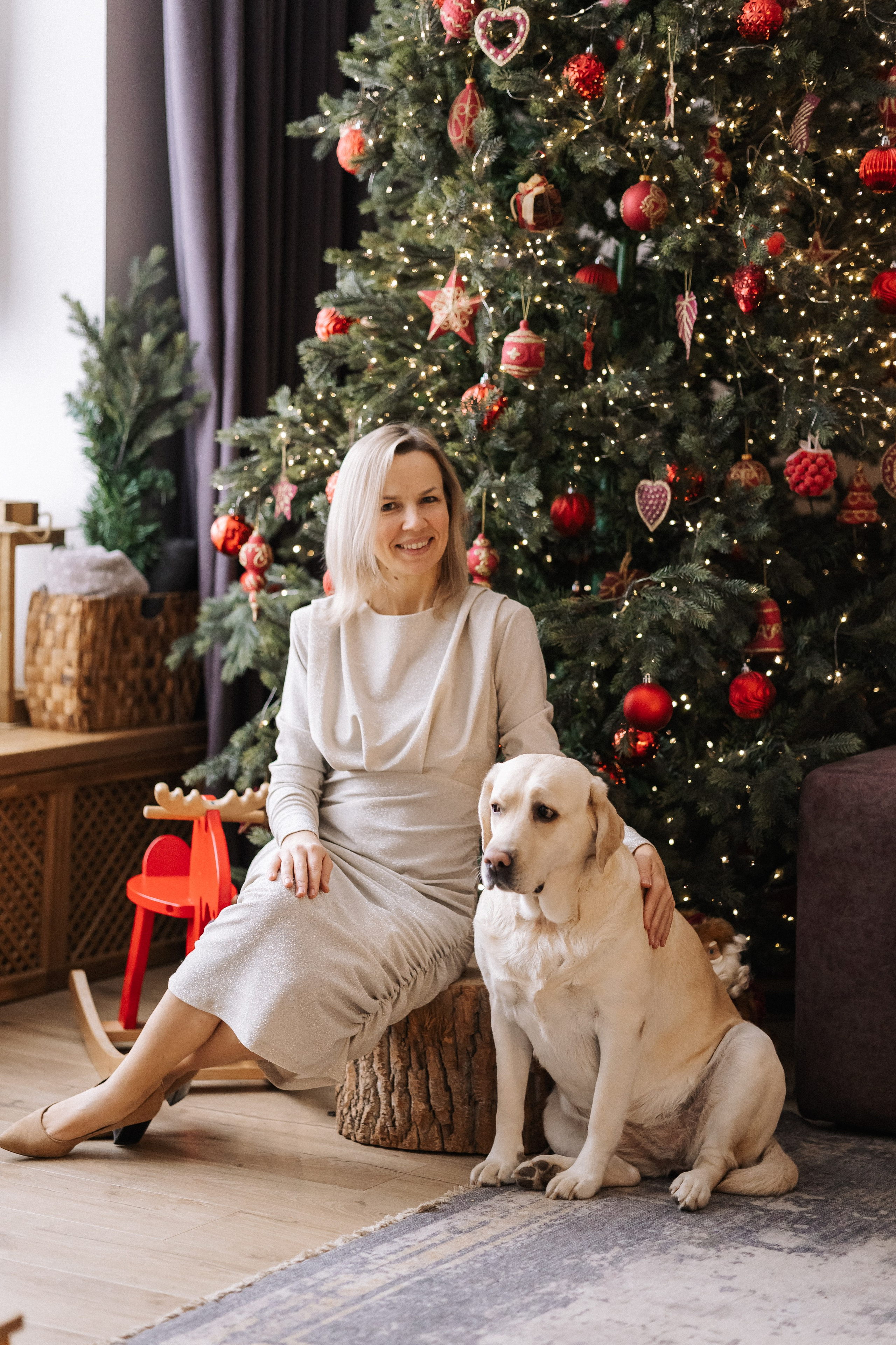 Новогодняя фотосессия дома у Леоновых. Семейный, детский и женский фотограф Дарина Старшинова в Твери