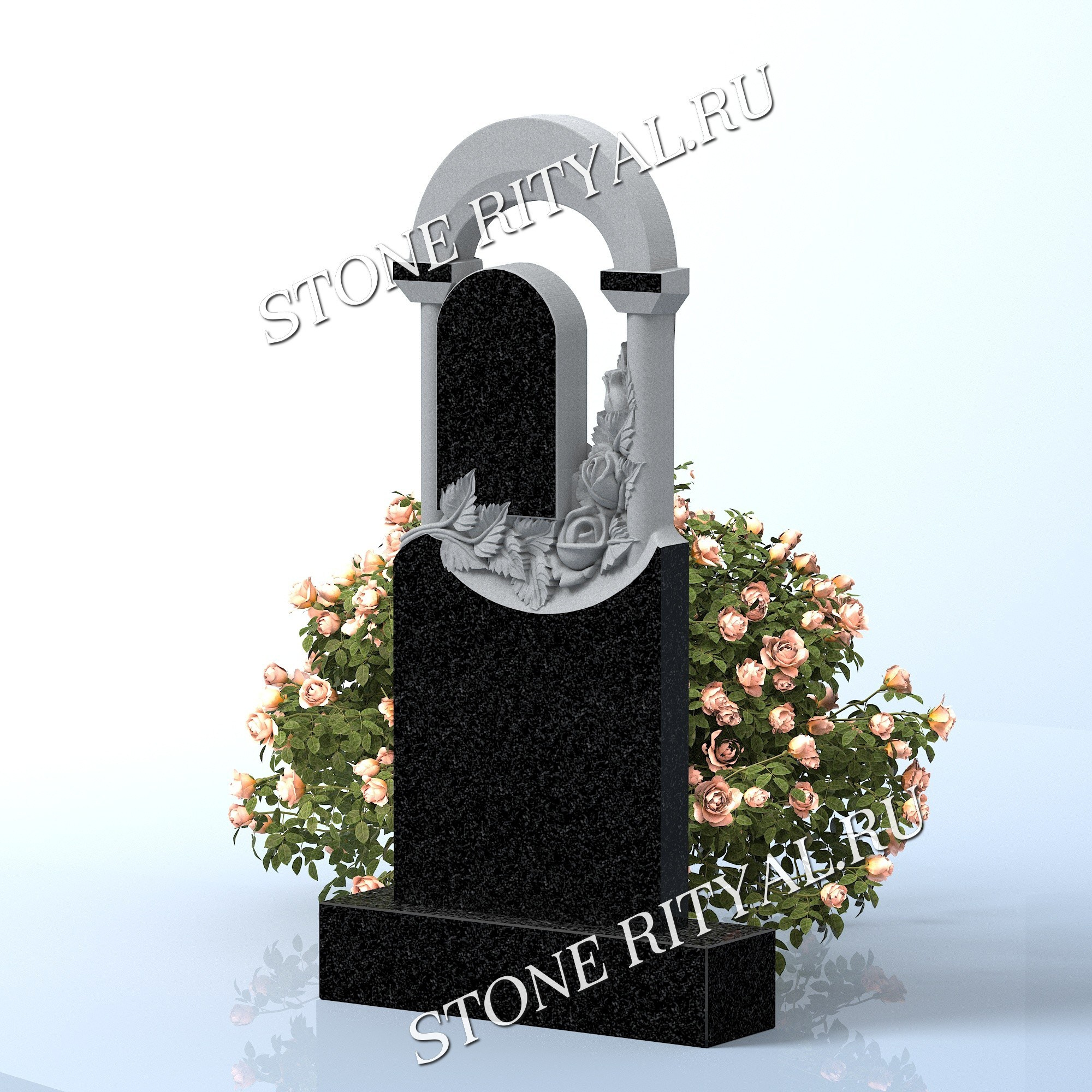 Вертикальные памятники фигурные. Изготовление и установка памятников в Москве и МО