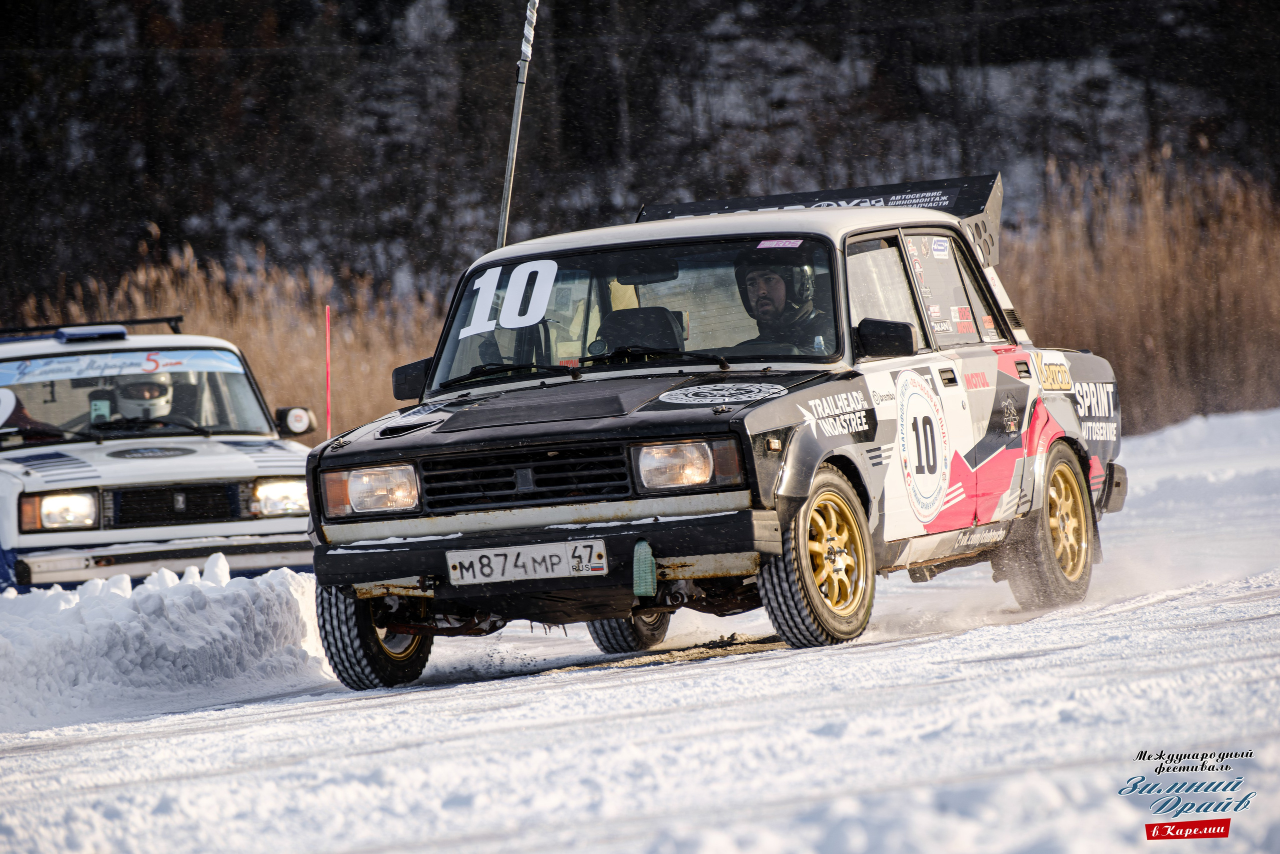 «Зимний Драйв в Карелии» Авто Марафон-гигант «25 часов на льду» Илона Накутис, Николай Грязин, джимхана, фотограф Антон Медведев, icoguar, Сортавала, Карелия