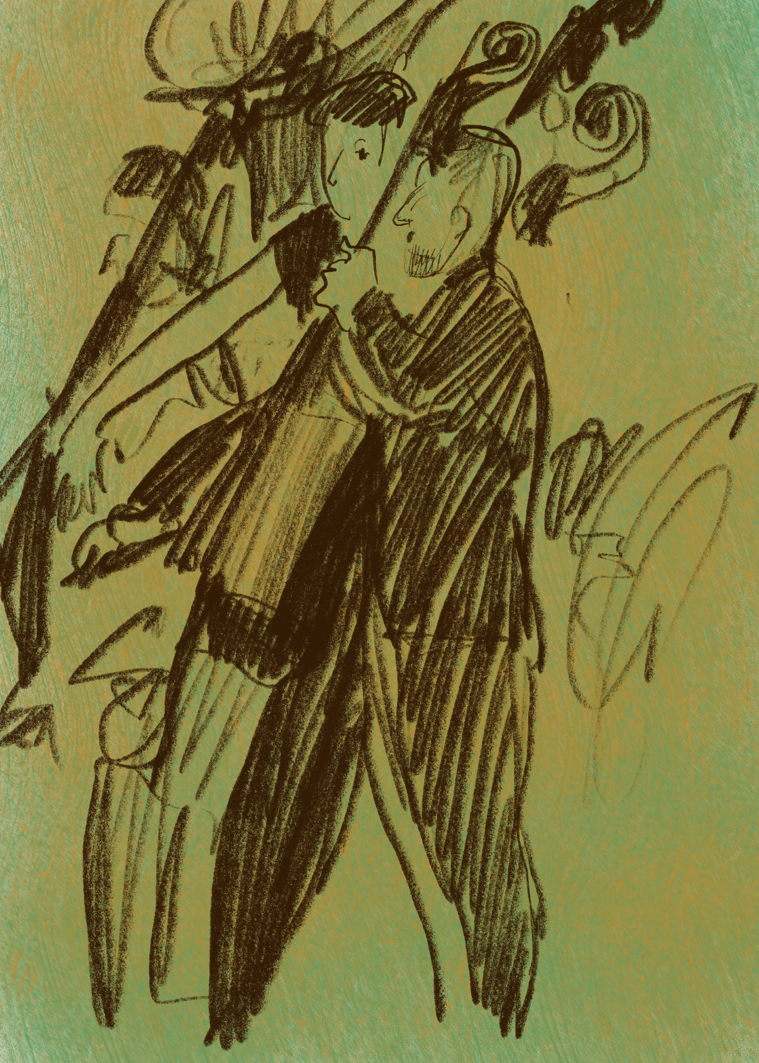 ОКОЛО МУЗЫКИ. Artist Anna Khopta. Oil and Acrylic Paintings. Moscow