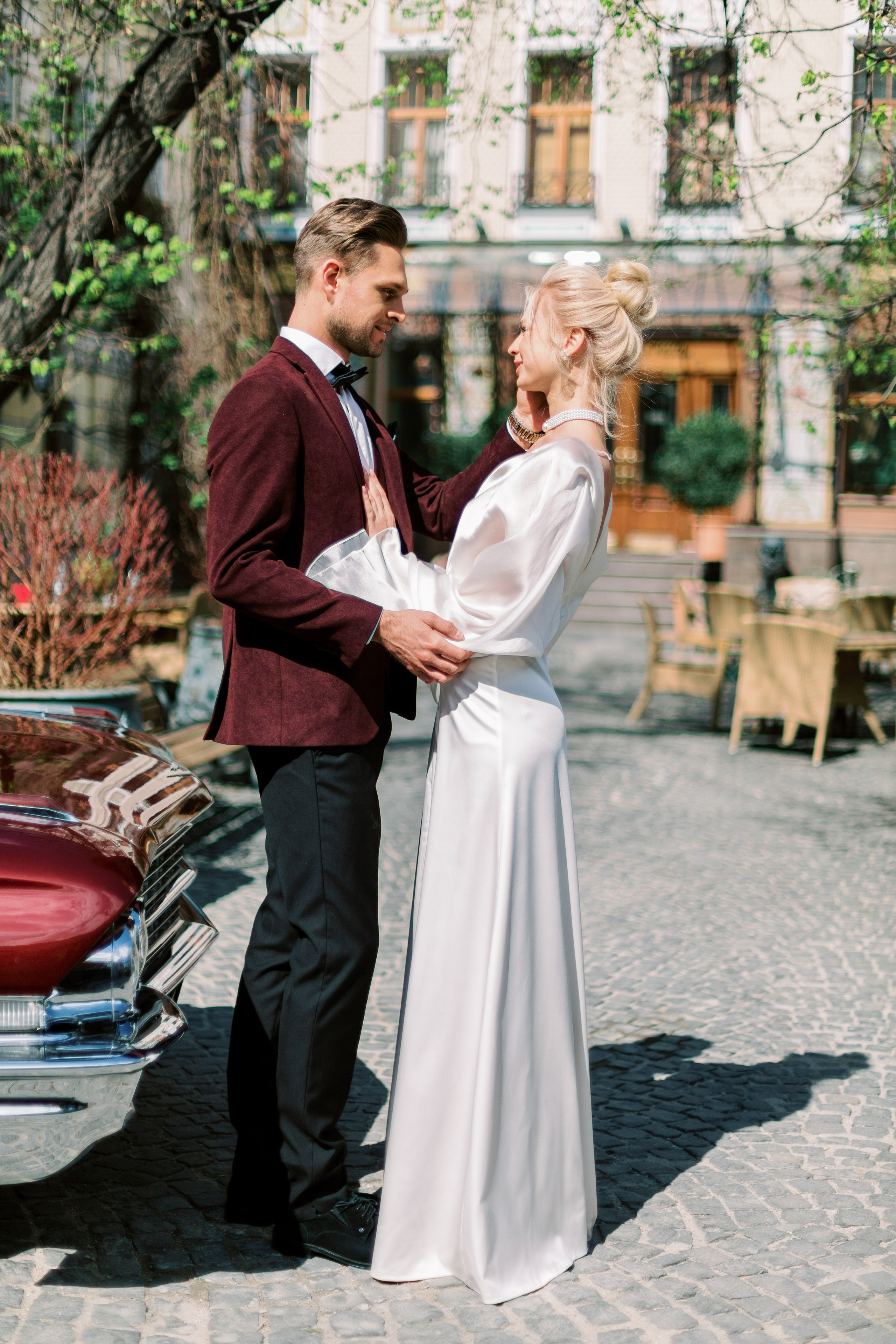 Свадебная фотосессия в Москве, отель Hotel Russo-Balt