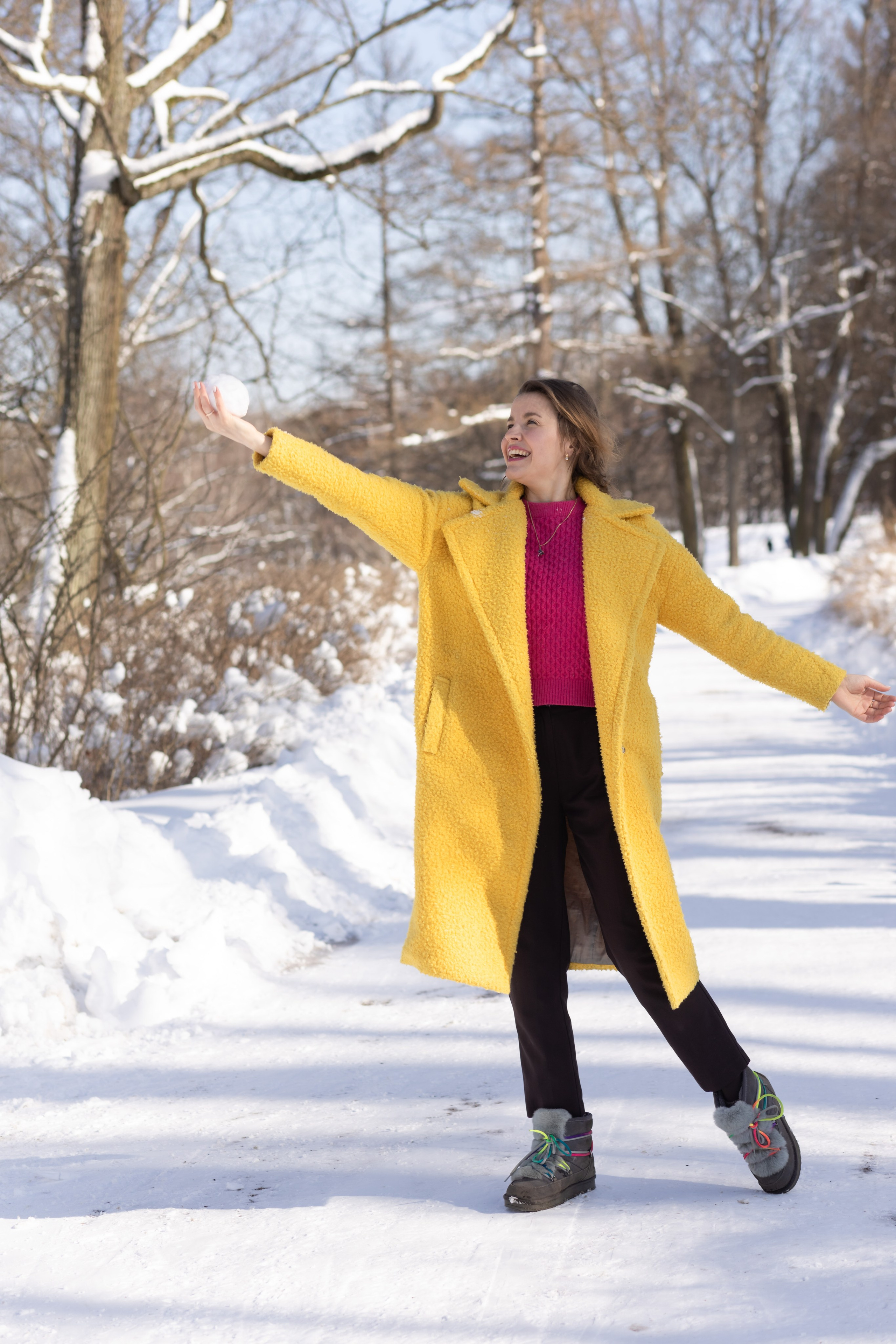 Зимняя индивидуальная фотосессия на улице