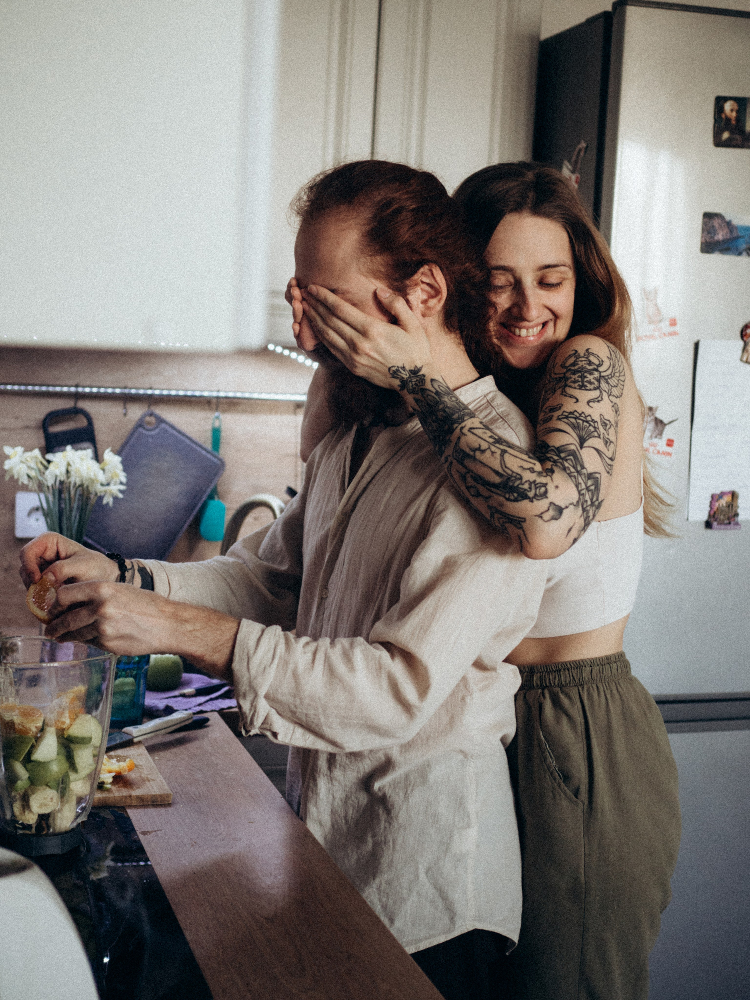 Парная фотосессия в домашних условиях