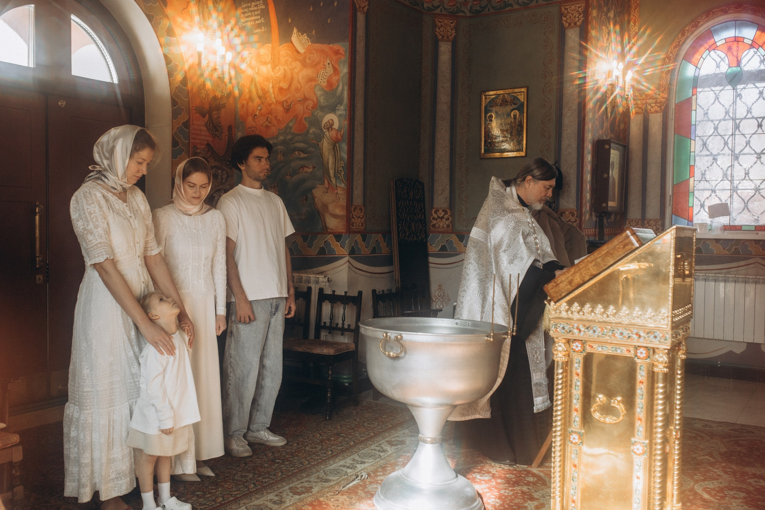 Таинство Крещения. Семейный фотограф в Москве Марина Аргунова