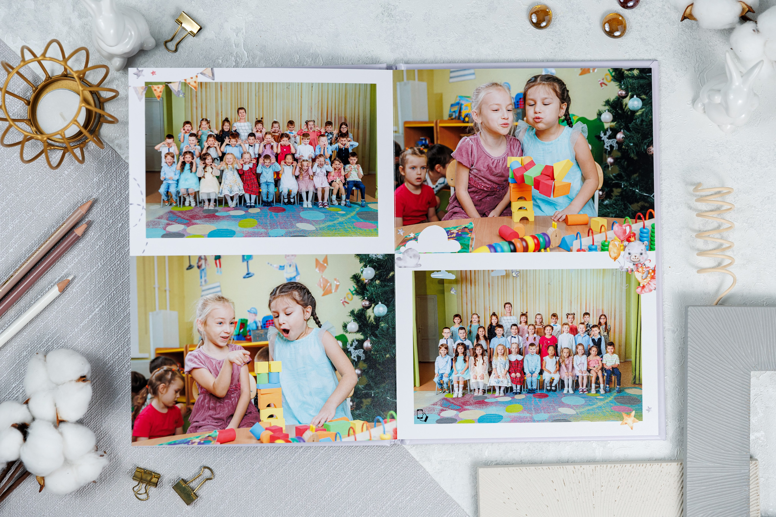 Выпускные альбомы в детский сад. Семейный и детский фотограф Комина Елена, Власиха, Одинцово