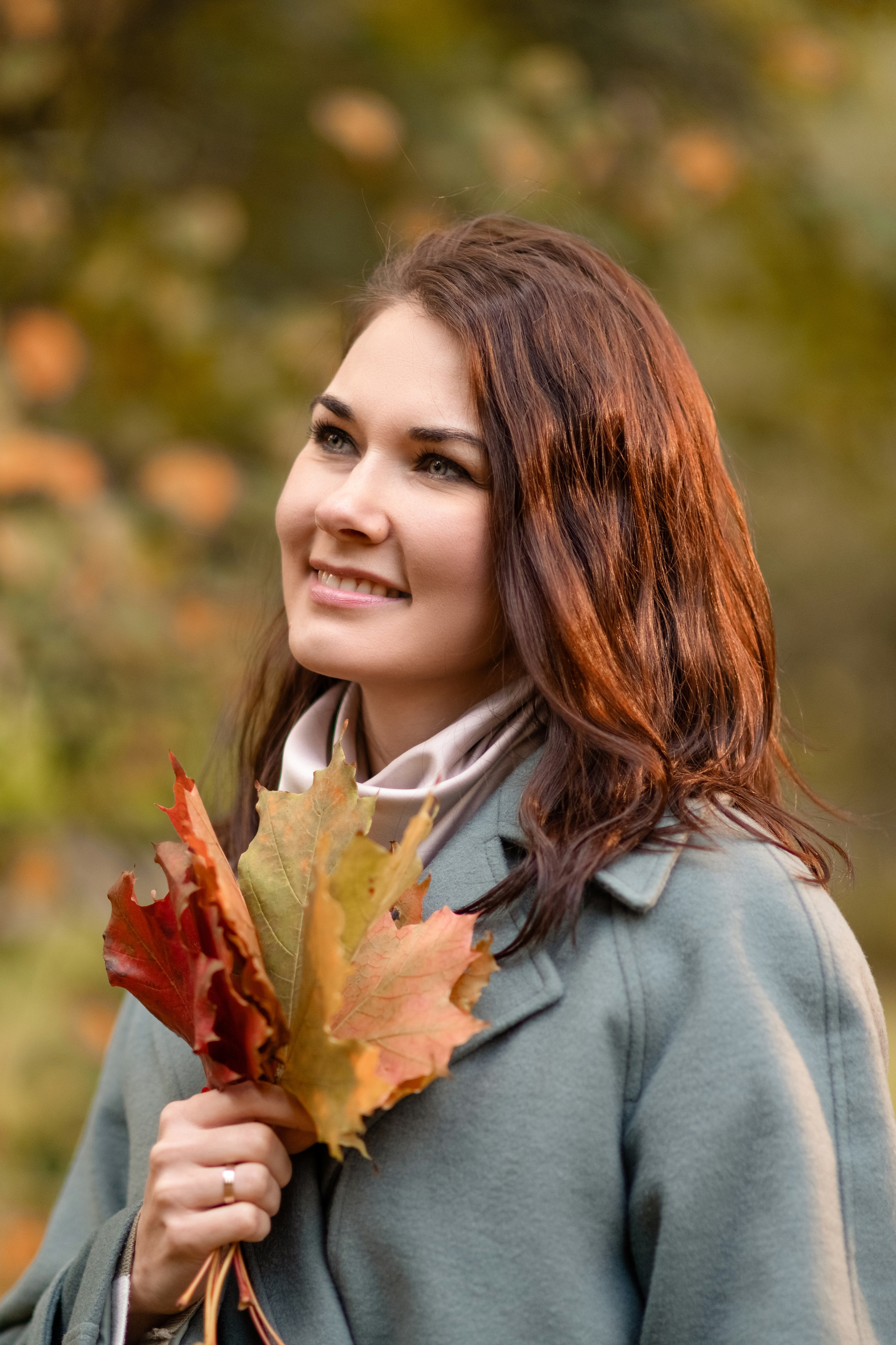 Осенняя Фотосессия в Таврическом саду для Алины. Свадебный и семейный фотограф в Санкт-Петербурге Олеся Еремеева