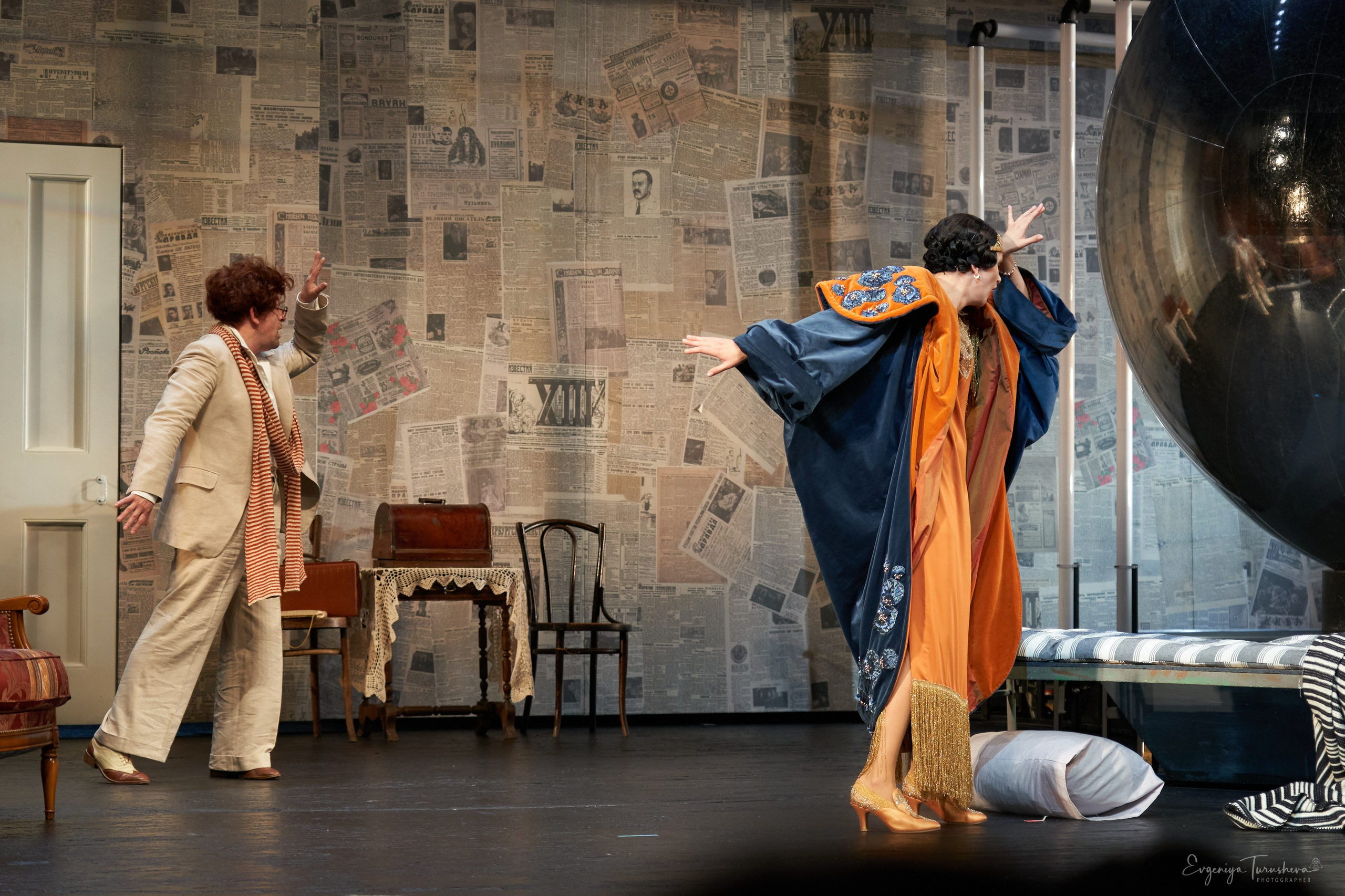 «Иван Васильевич» — премьера, открывшая сотый сезон Театра Сатиры. Фотограф Евгения Турушева