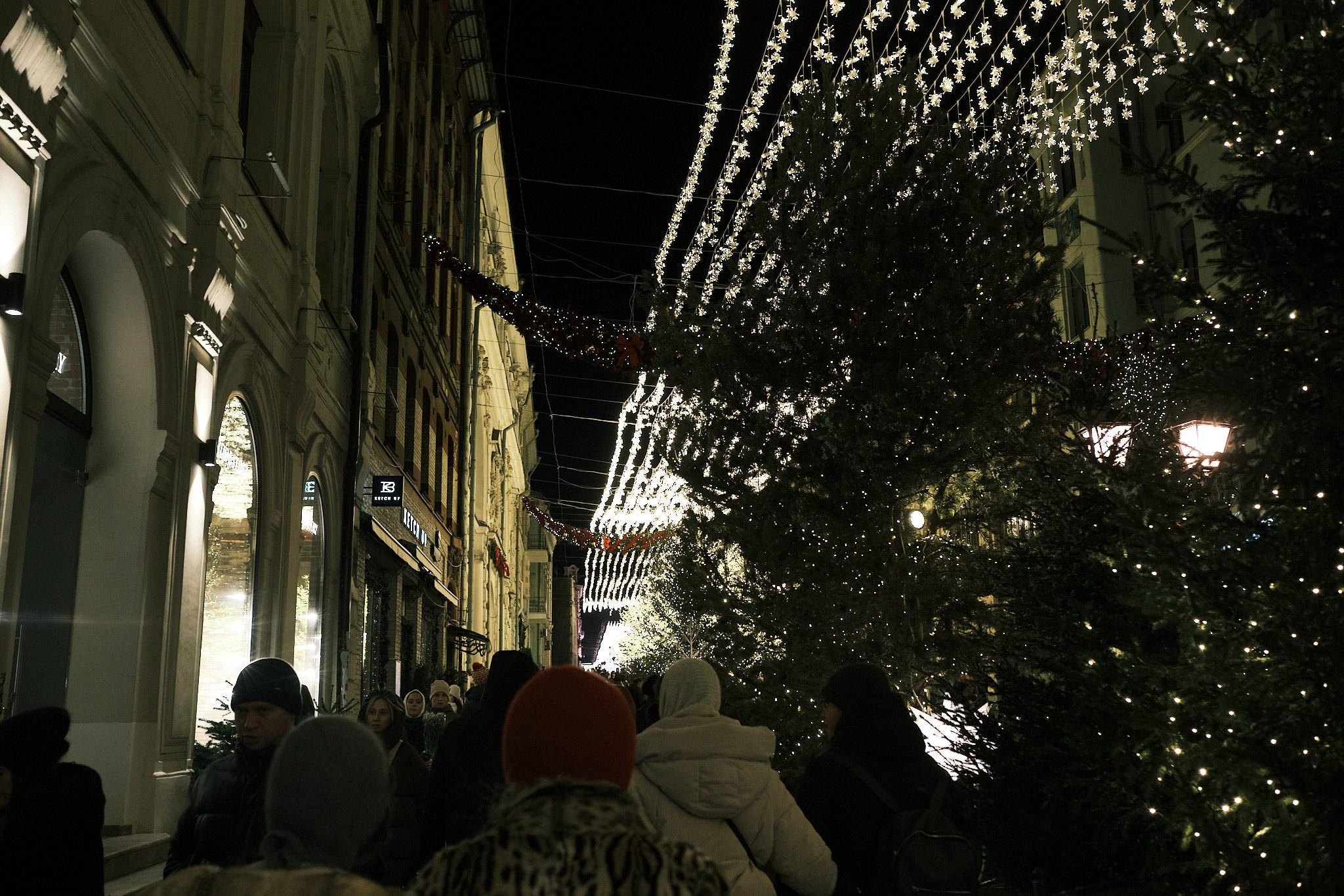 Москва без снега. Фотографъ Сергѣевъ. Поймать мгновеніе