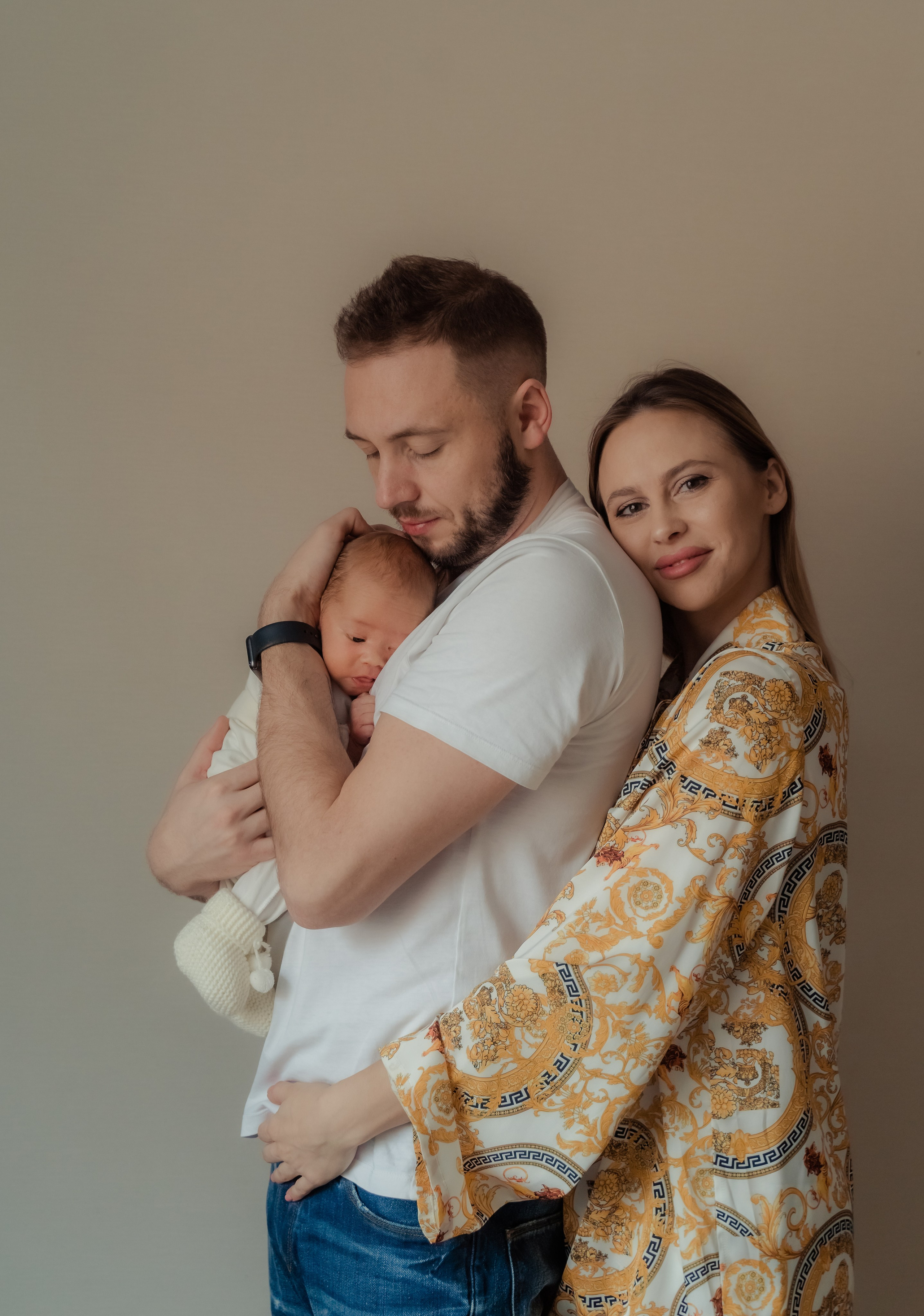 Фотосъемка новорожденного в минималистичном стиле