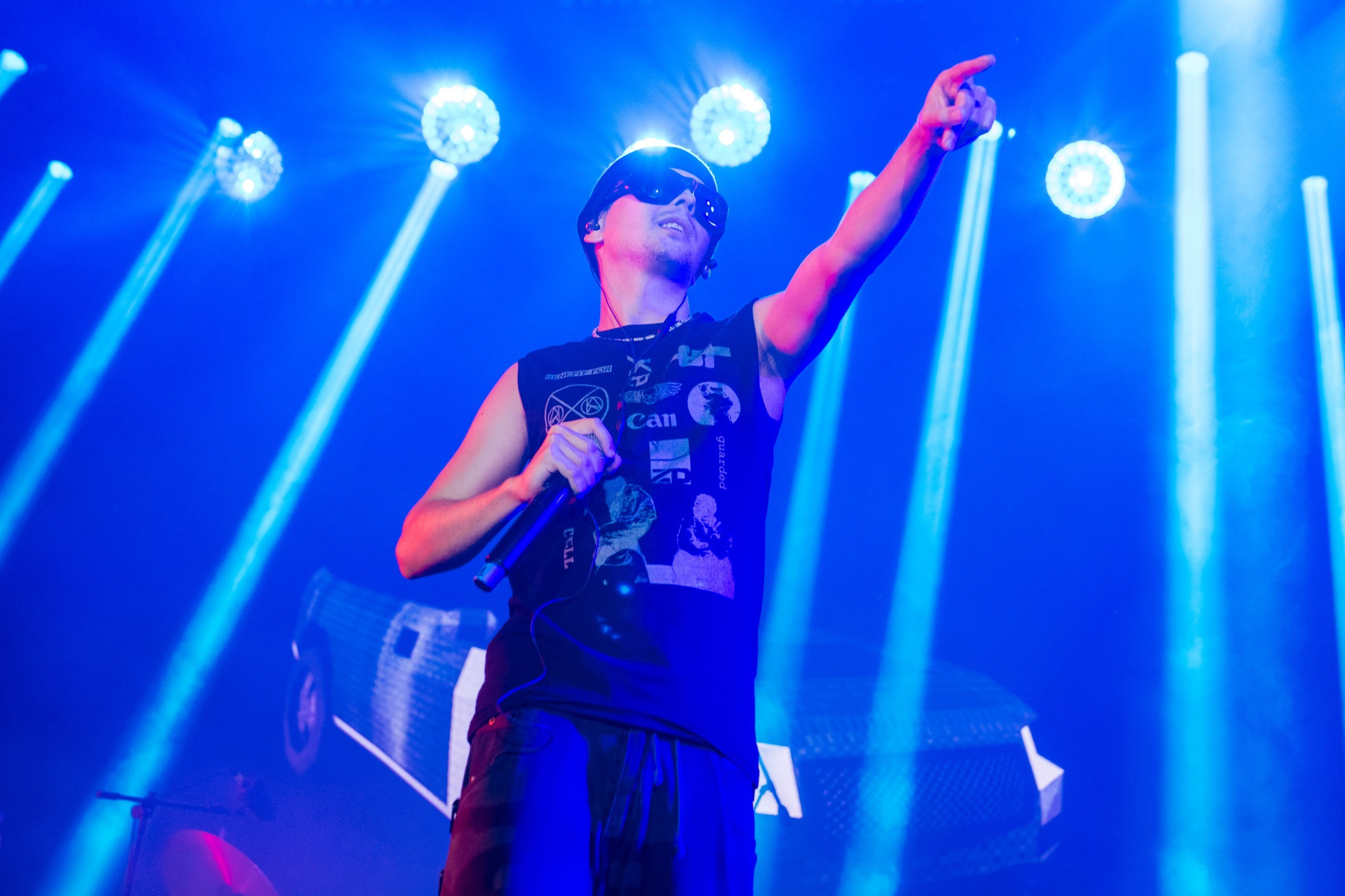 Слава Марлоу (Slava Marlow) на площадке Московского урбанистического форума в Лужниках 19 августа 2023 г.