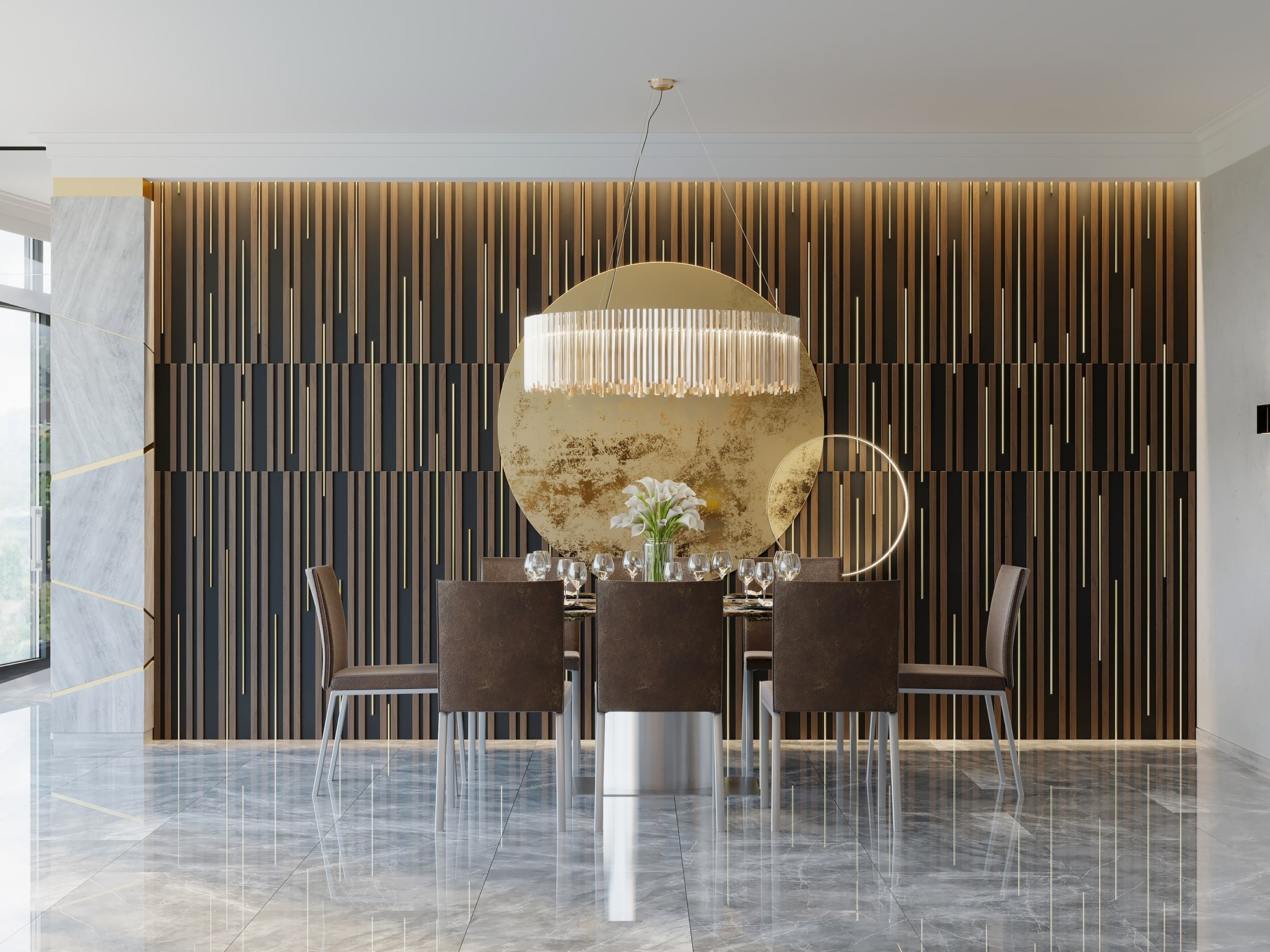 3д визуализация столовой