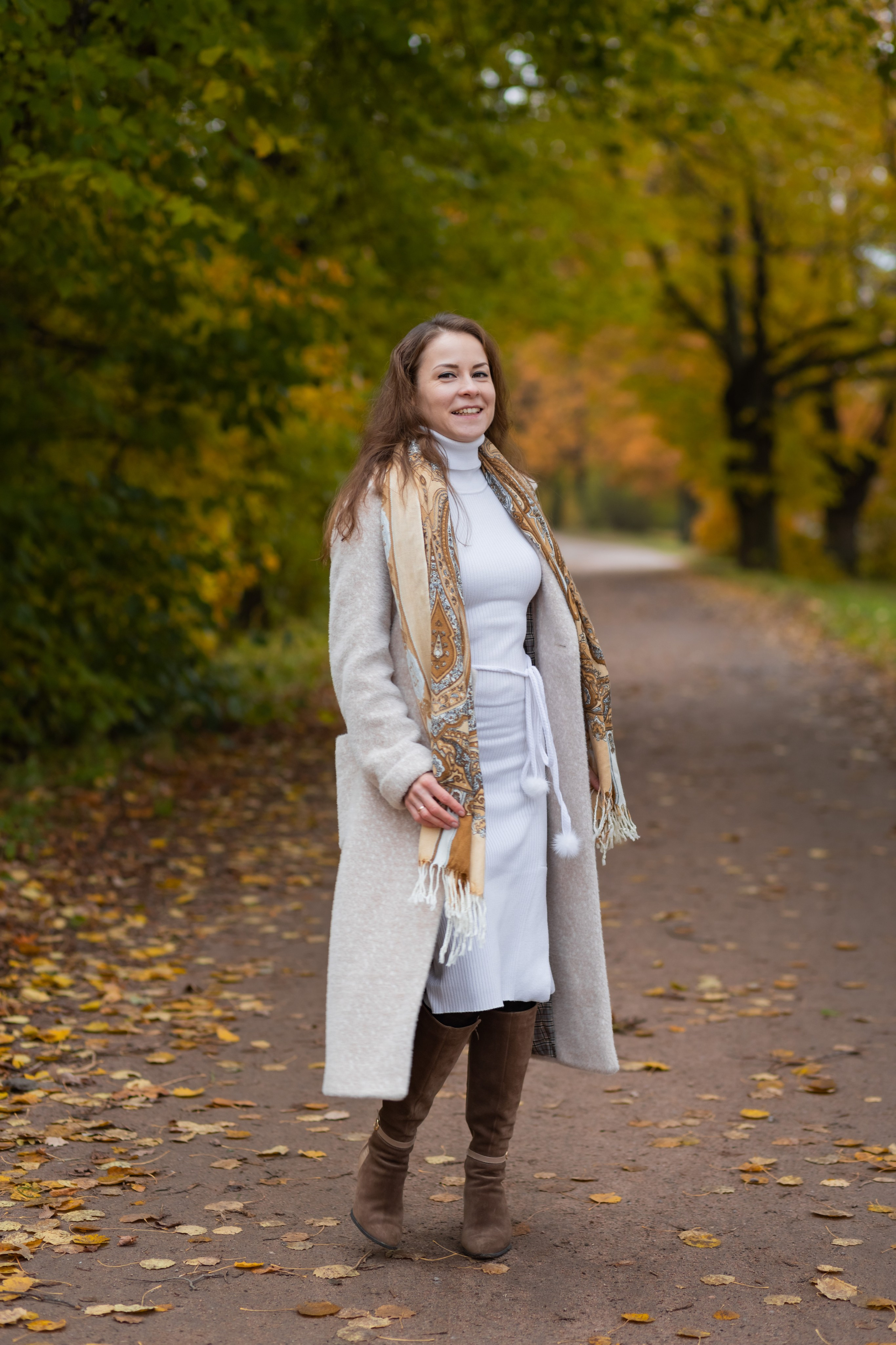 Осеняя фотосессия в Петергофе