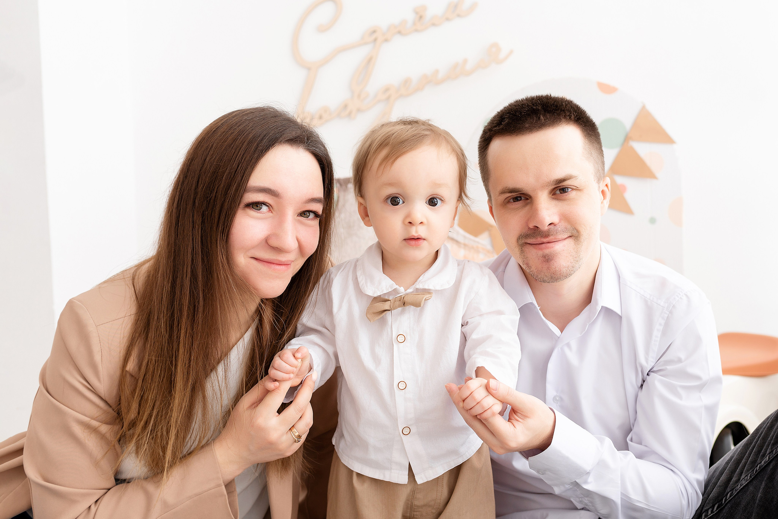 Фотосессия на годик для Жени. Детский фотограф новорождённых в Барнауле Ксения Хомкина