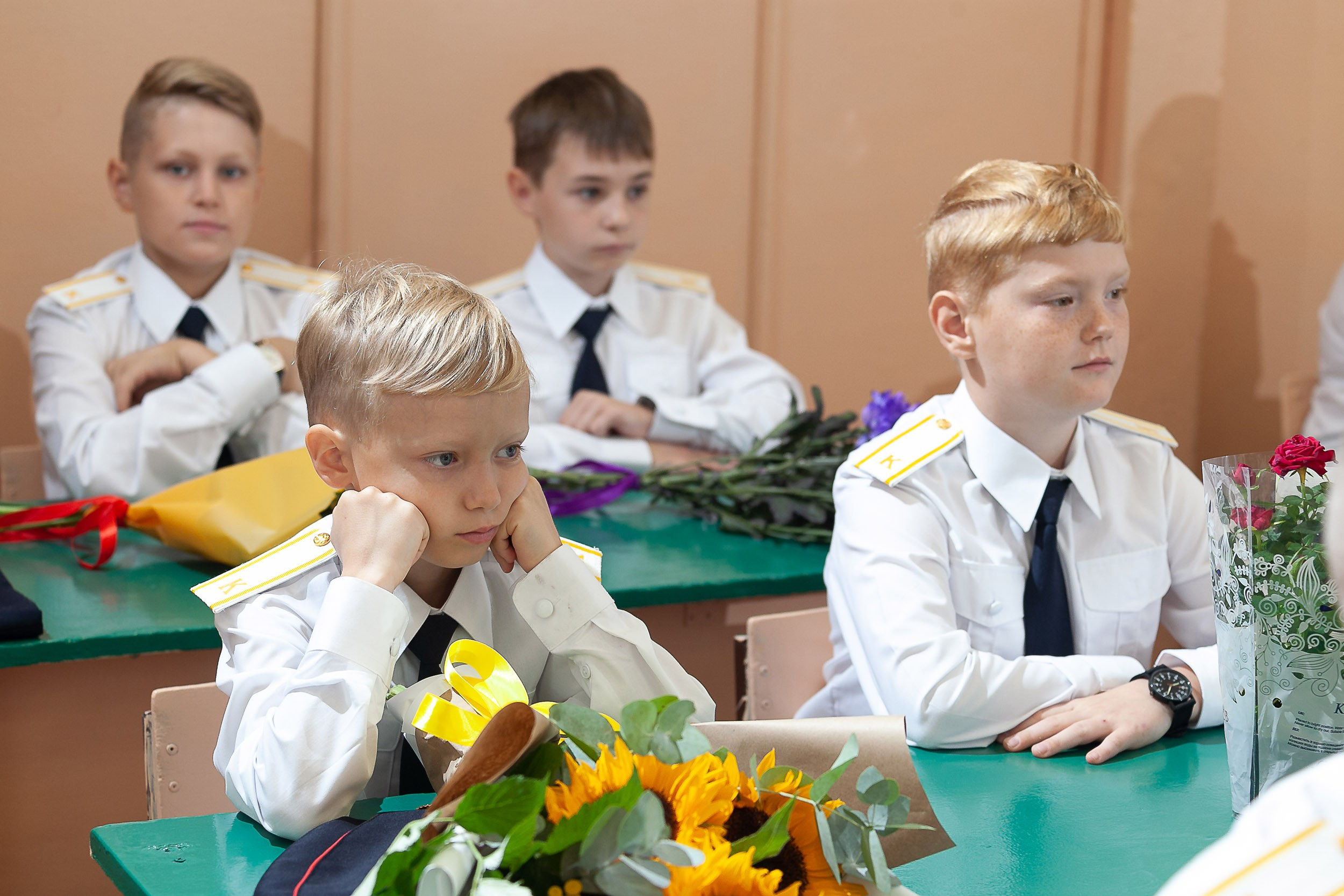 Фотосессия дл я5К класса в День знаний