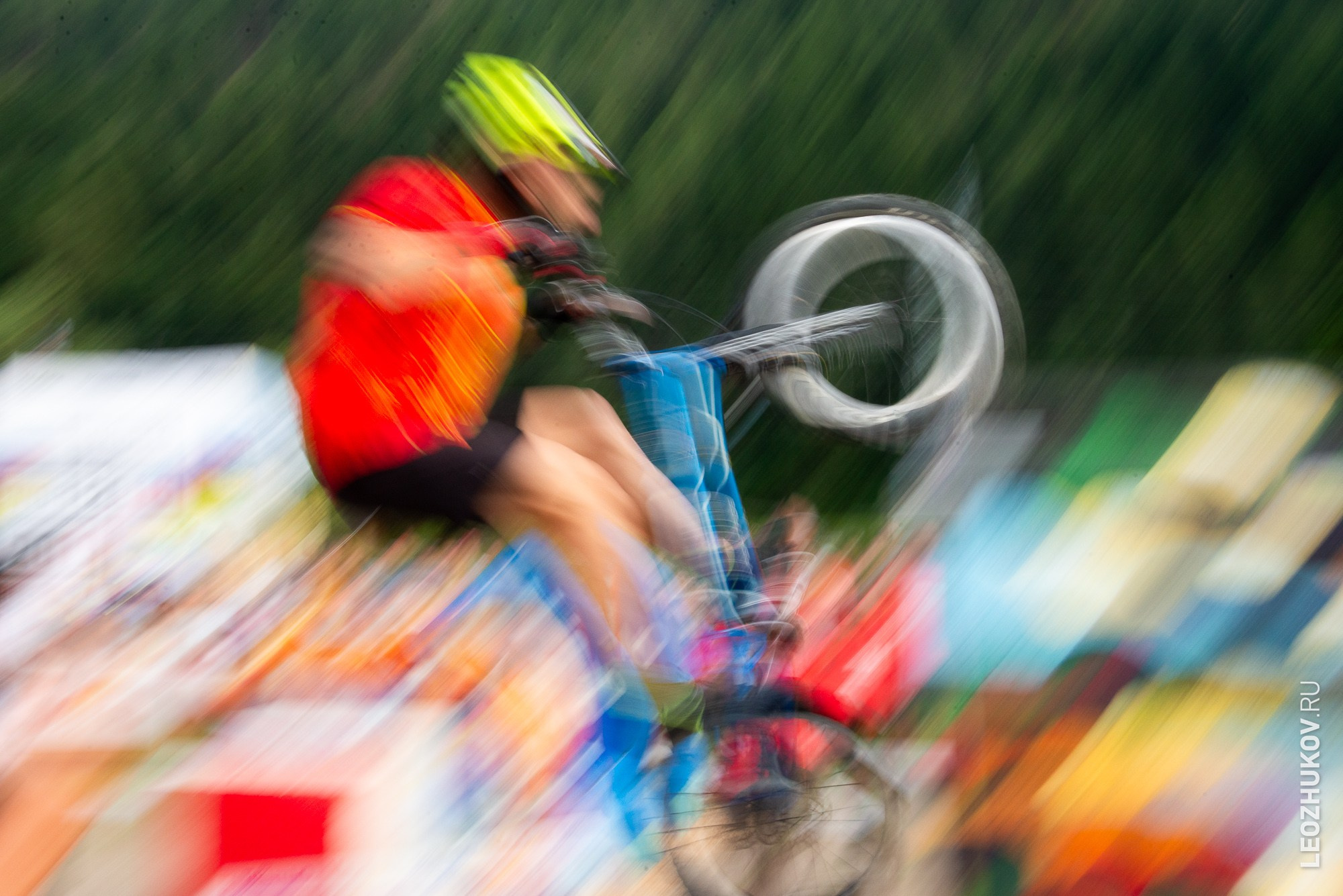 UCI Trials World Championships 2016 — finals. Sports photographer Leonid Zhukov