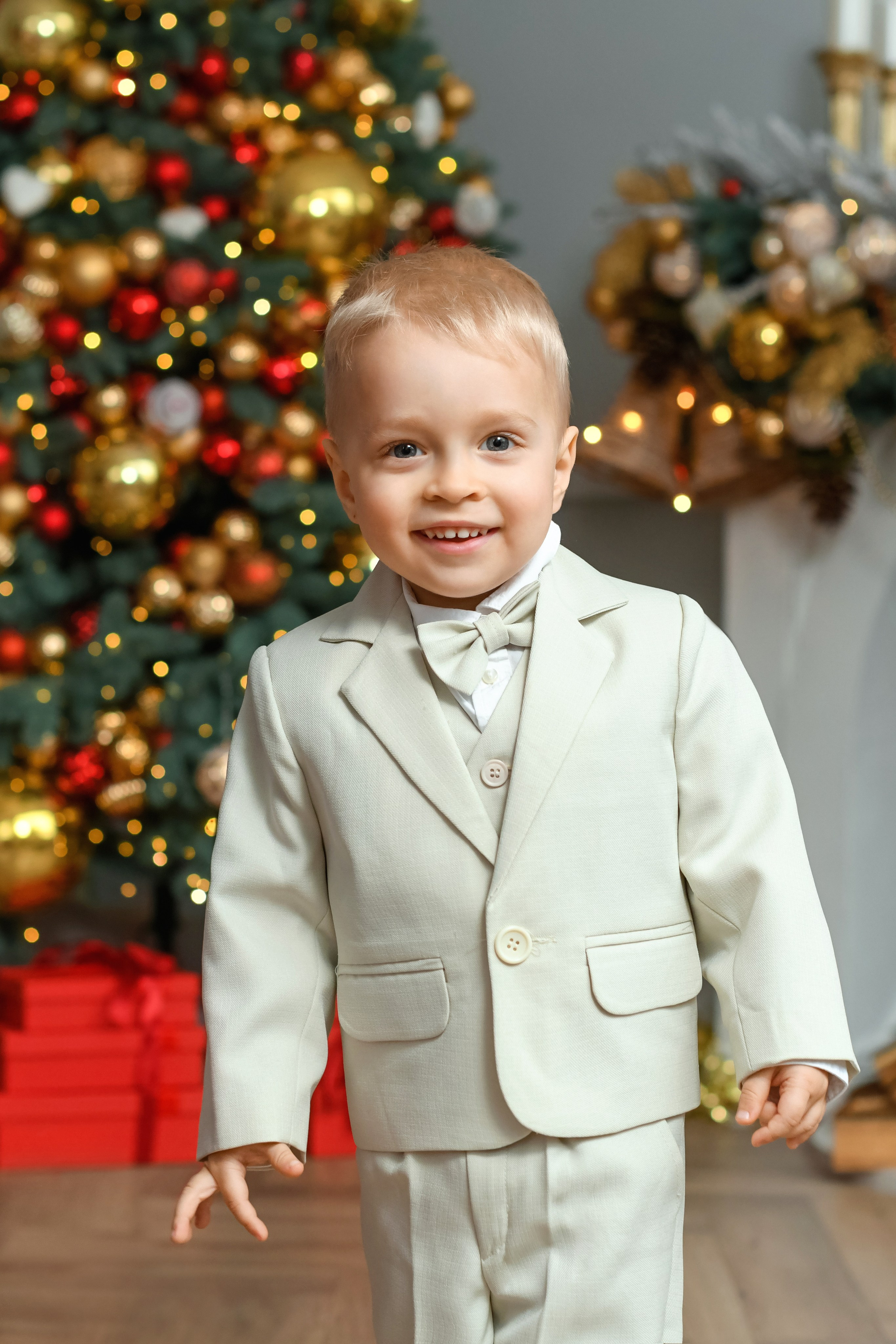 Новогодняя семейная фотосессия! Галина с Максимом и Матвеем!. Детский фотограф в Донецке Марина Пилипенко