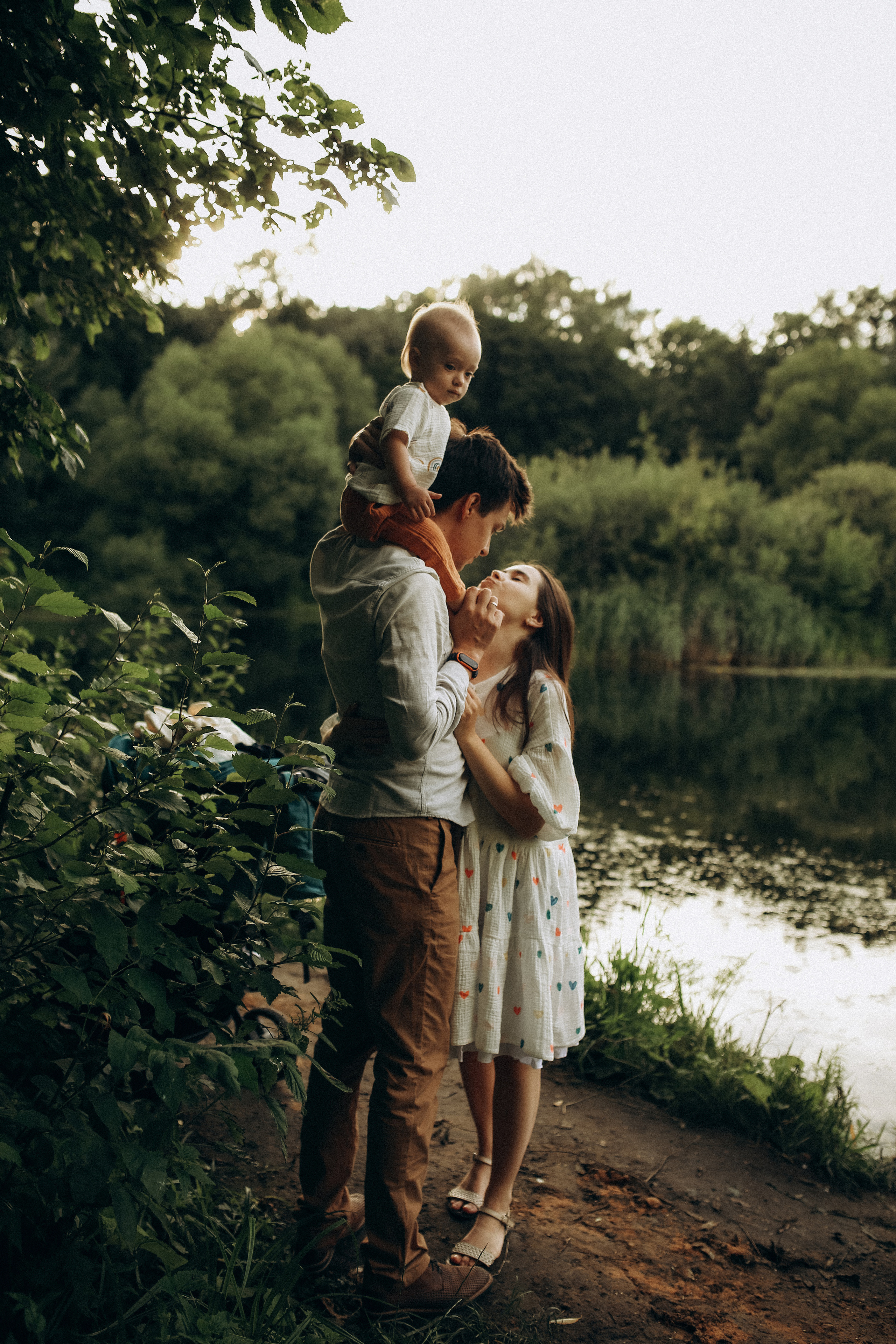 Лена, Митя и Лёвушка. Семейный фотограф в Москве и Люберцах Юлия Гуськова