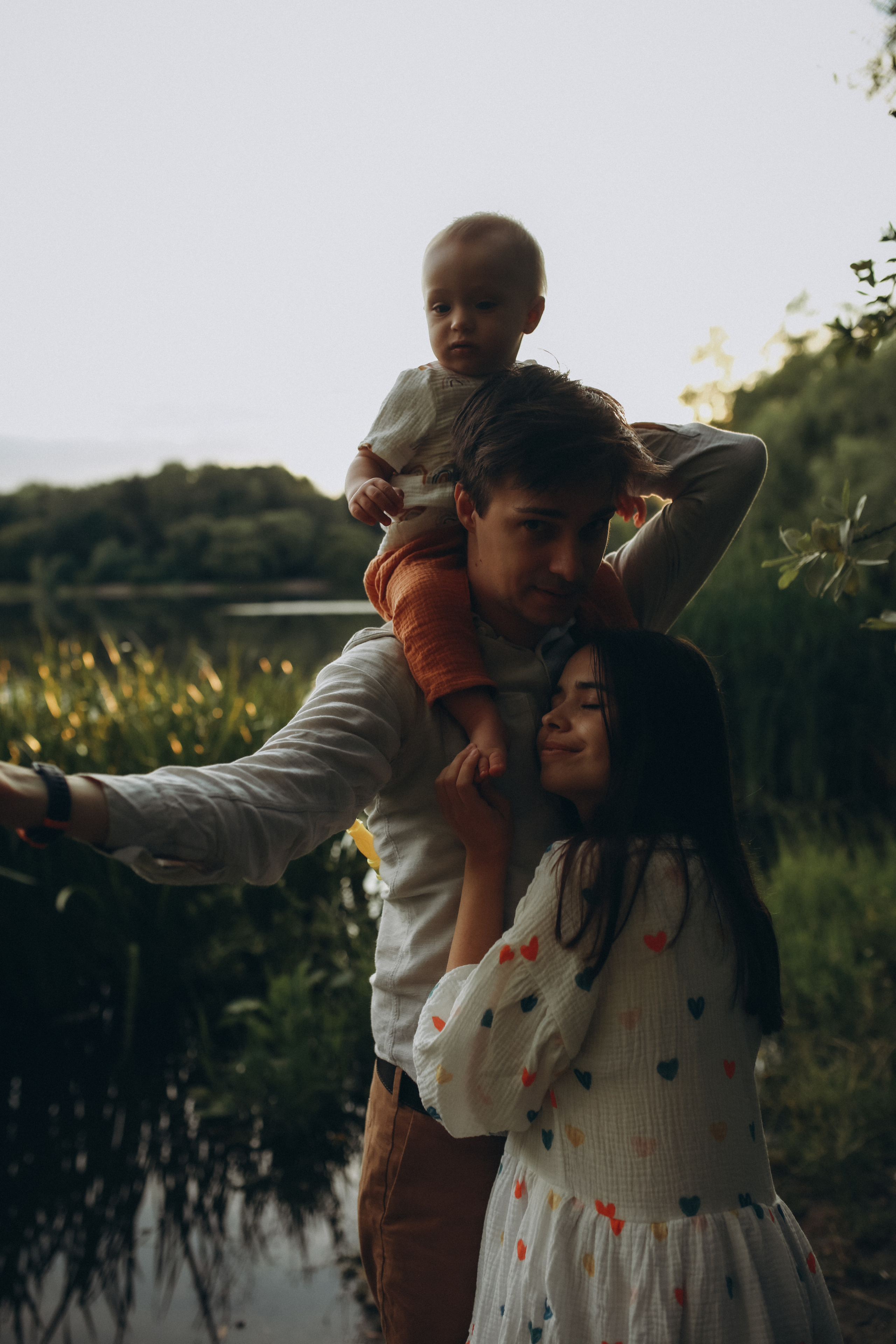 Лена, Митя и Лёвушка. Семейный фотограф в Москве и Люберцах Юлия Гуськова