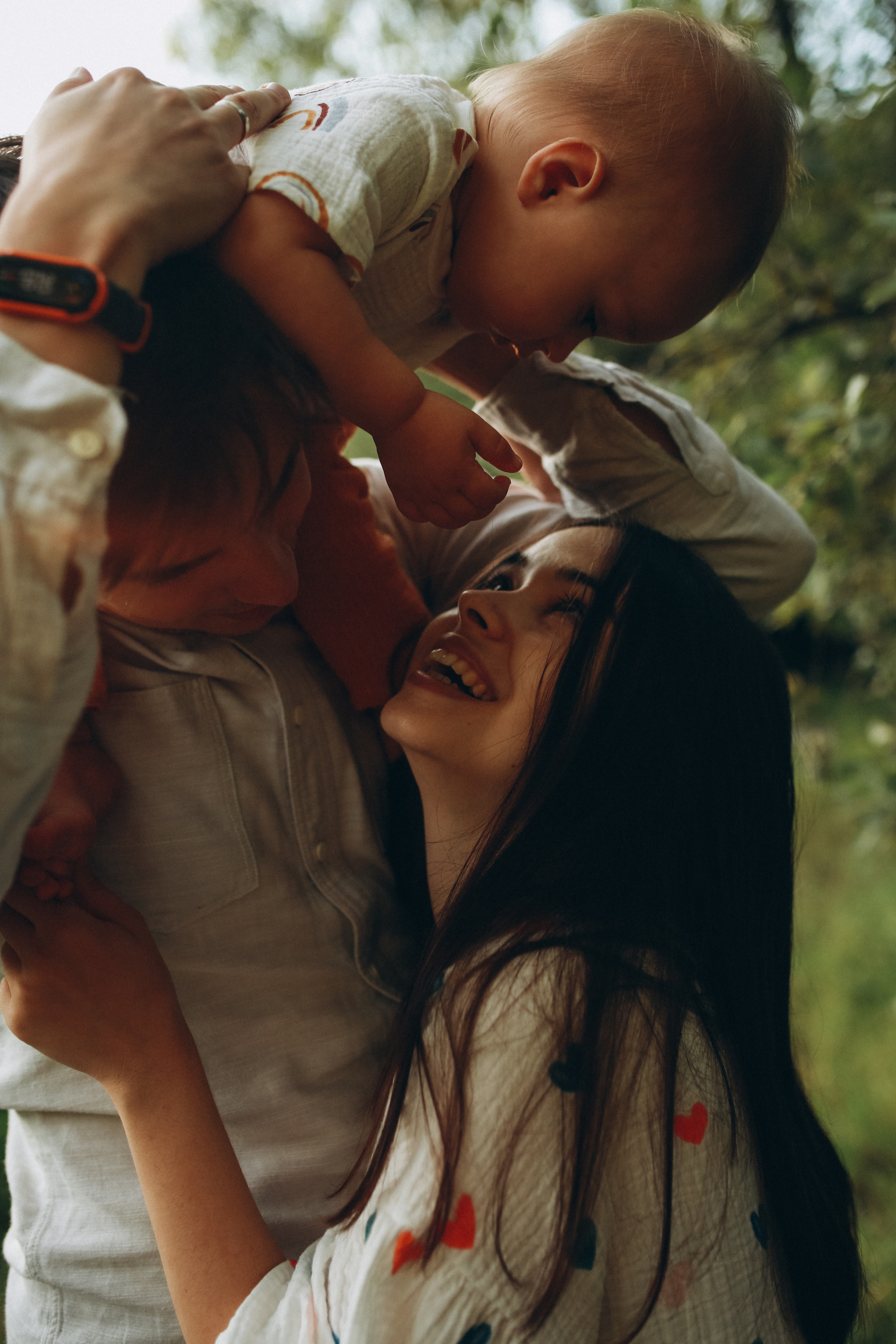 Лена, Митя и Лёвушка. Семейный фотограф в Москве и Люберцах Юлия Гуськова