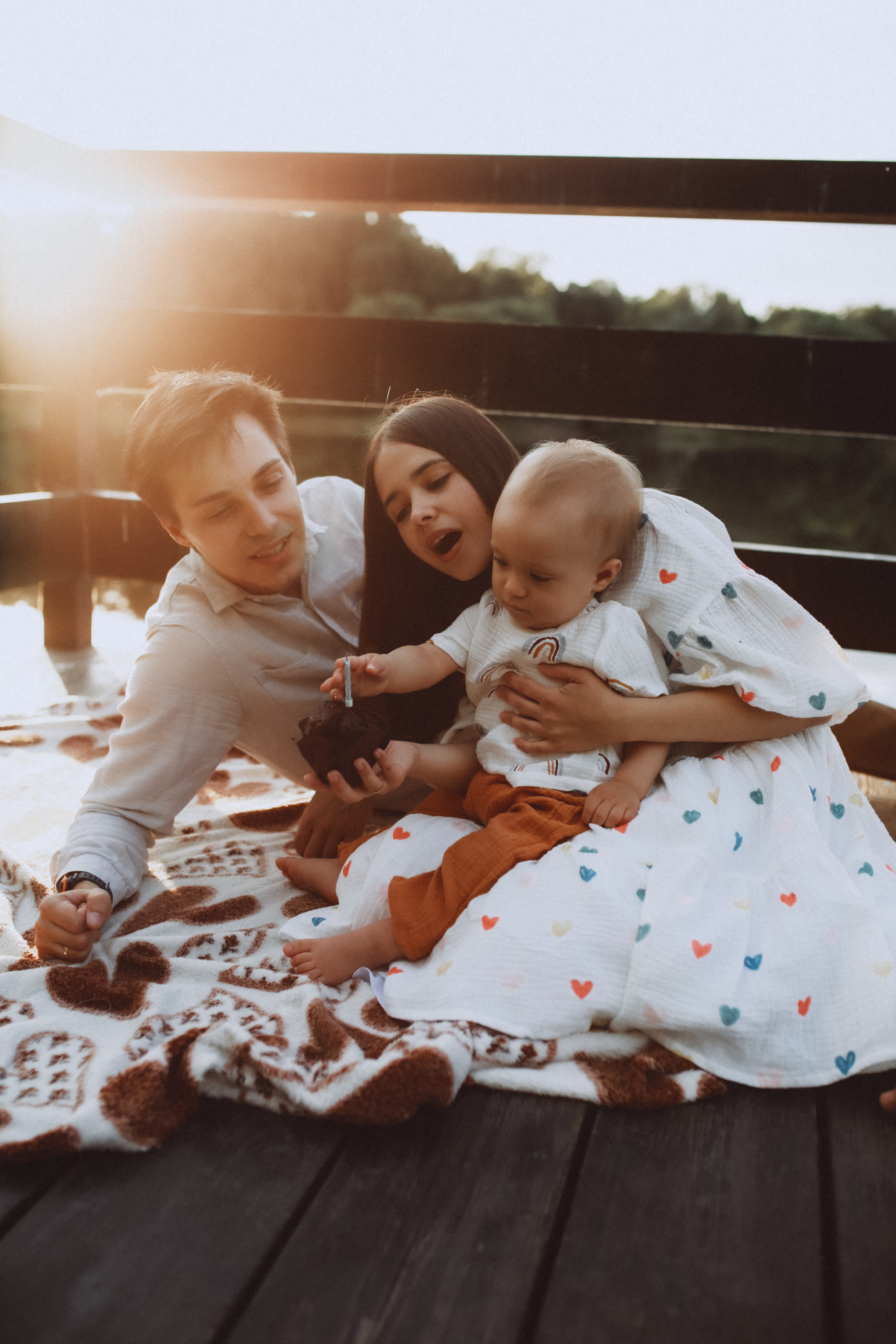 Лена, Митя и Лёвушка. Семейный фотограф в Москве и Люберцах Юлия Гуськова